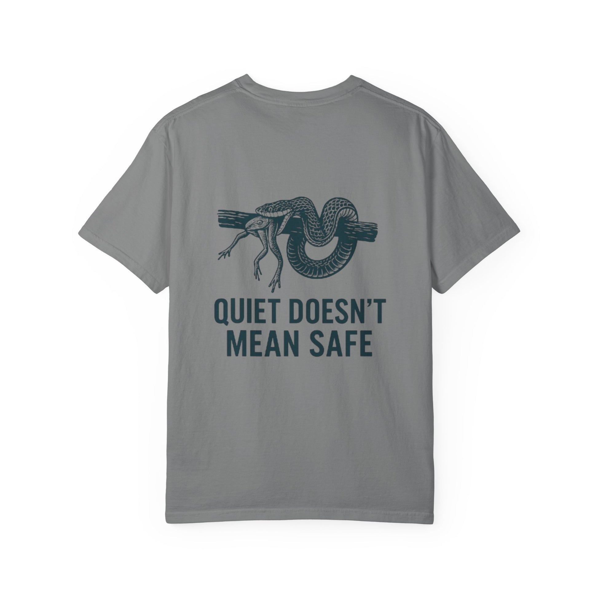 Snake and Frog Unisex T-Shirt - Nature Lover Gift, Adventure Apparel, Unique Graphic Tee, Eco-Friendly Fashion, Wildlife Enthusiast Shirt