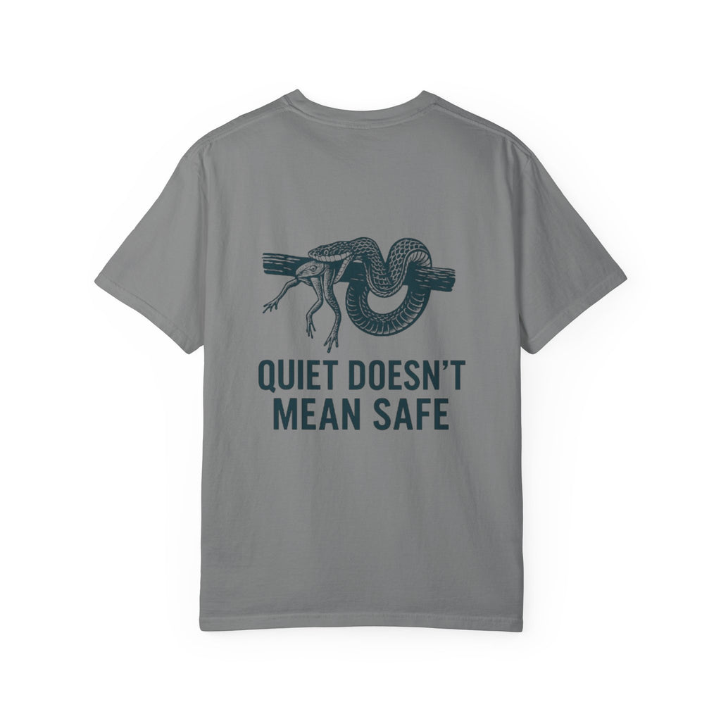Snake and Frog Unisex T-Shirt - Nature Lover Gift, Adventure Apparel, Unique Graphic Tee, Eco-Friendly Fashion, Wildlife Enthusiast Shirt