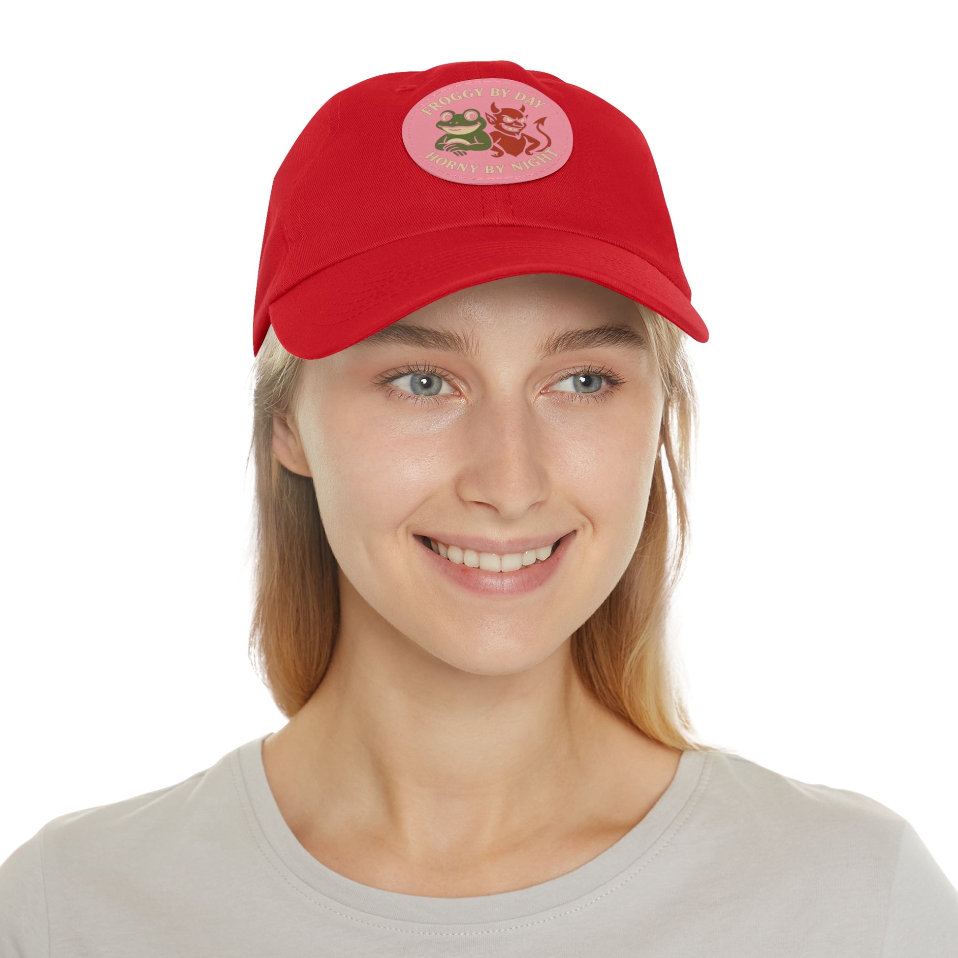 Frog & Devil Dad Hat | Funny Dad Cap, Gift for Father's Day, Casual Style, Outdoor Accessory, Unique Summer Hat