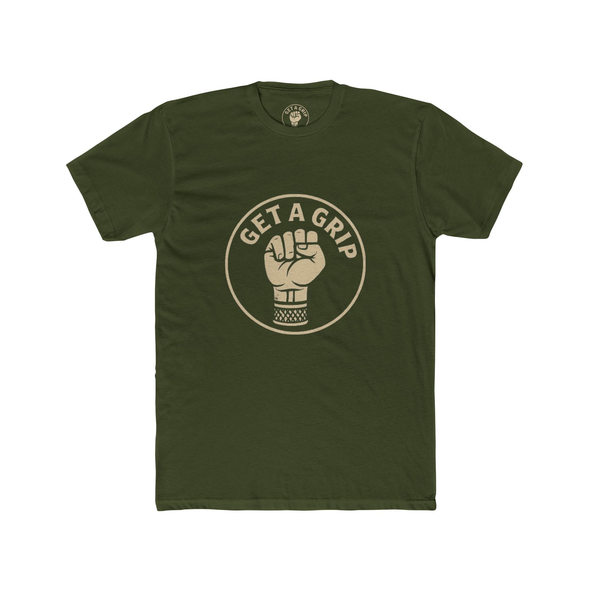 Empowerment Crew Tee - Get a Grip Shirt - Motivational Tee - Unisex Black Cotton T-Shirt - Perfect for Everyday Wear, Gifts, Activism