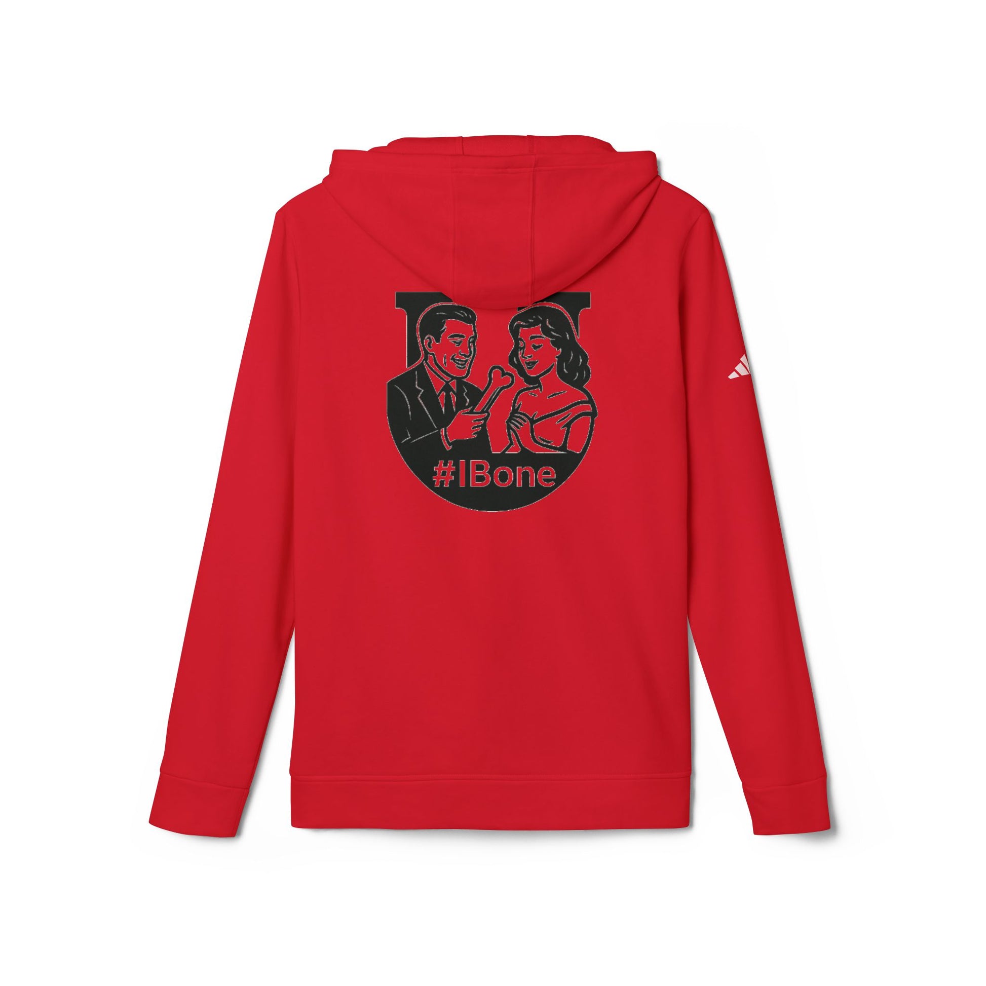Unisex Fleece Hoodie with #IBone Graphic, Cozy Casual Wear for Everyday, Gift for Friends, Perfect for Events, Sportswear