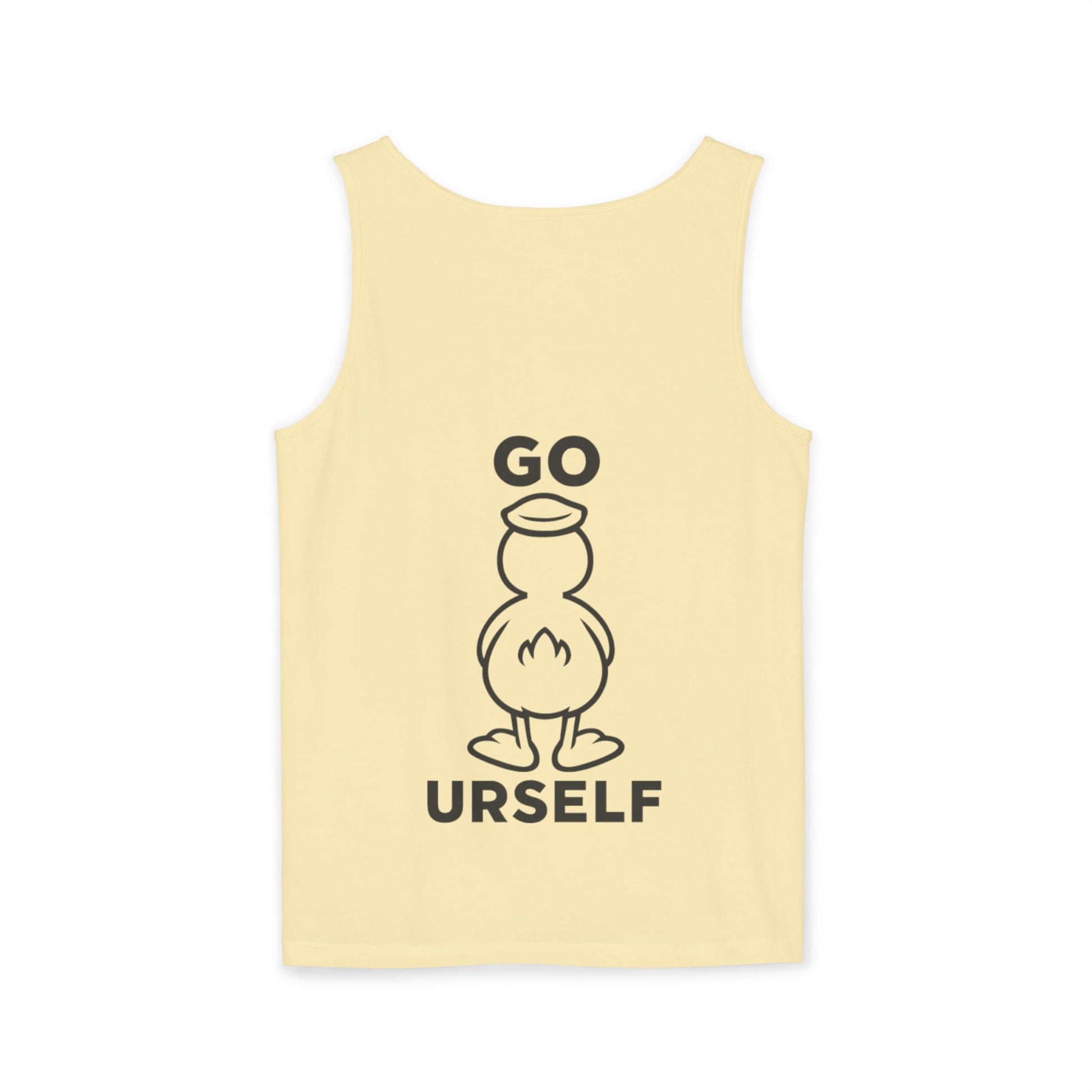 Humorous Unisex Tank Top - "Go Urself" - Perfect for Summer Outings, Gifts, and Casual Wear, Beachwear, Party Attire, Fun Statement Tee