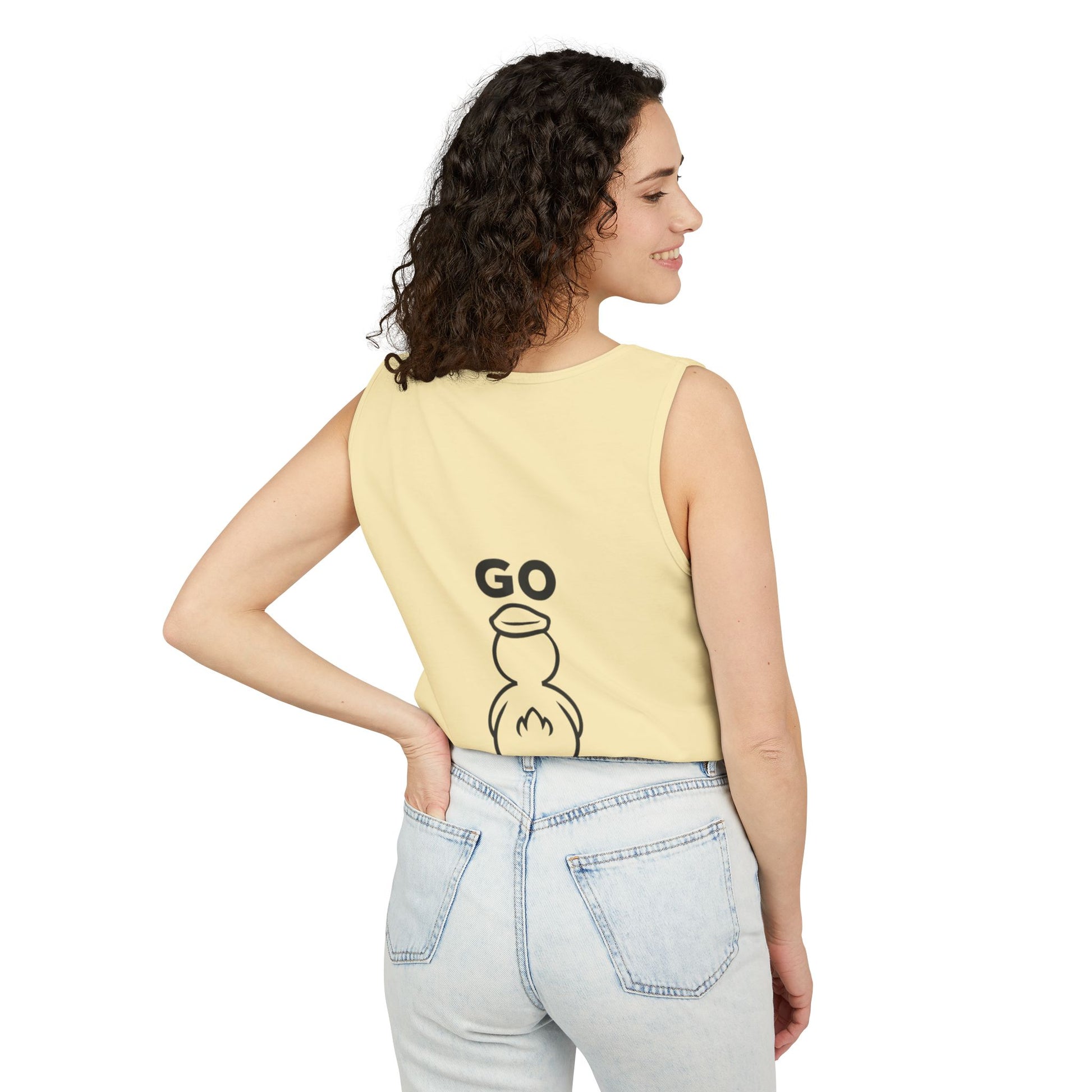 Humorous Unisex Tank Top - "Go Urself" - Perfect for Summer Outings, Gifts, and Casual Wear, Beachwear, Party Attire, Fun Statement Tee