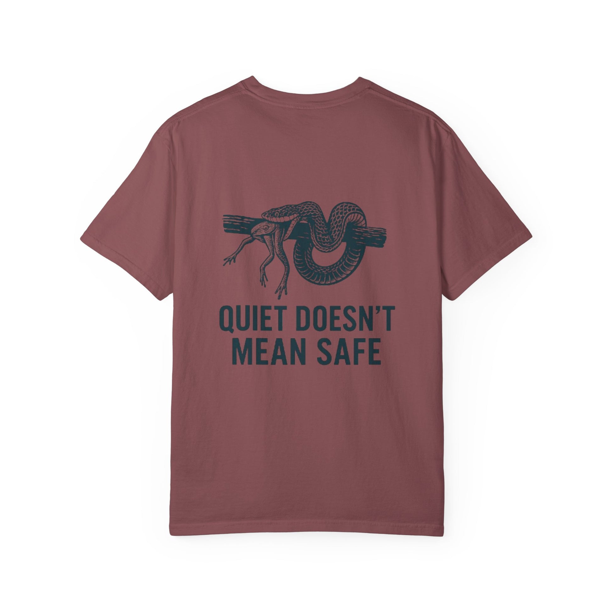 Snake and Frog Unisex T-Shirt - Nature Lover Gift, Adventure Apparel, Unique Graphic Tee, Eco-Friendly Fashion, Wildlife Enthusiast Shirt