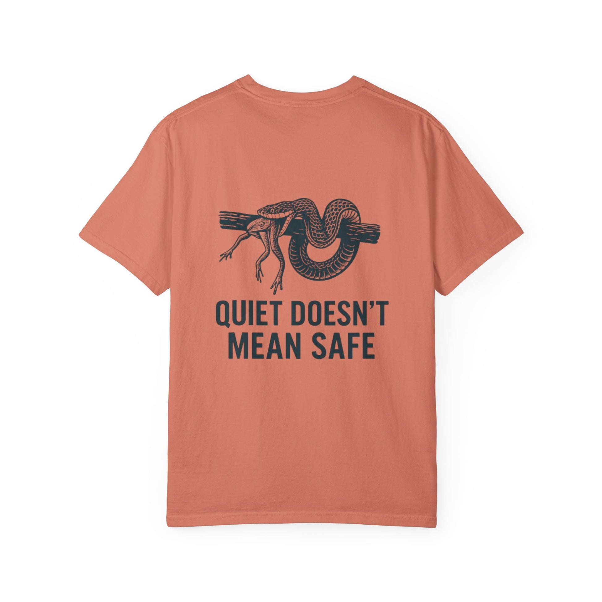 Snake and Frog Unisex T-Shirt - Nature Lover Gift, Adventure Apparel, Unique Graphic Tee, Eco-Friendly Fashion, Wildlife Enthusiast Shirt
