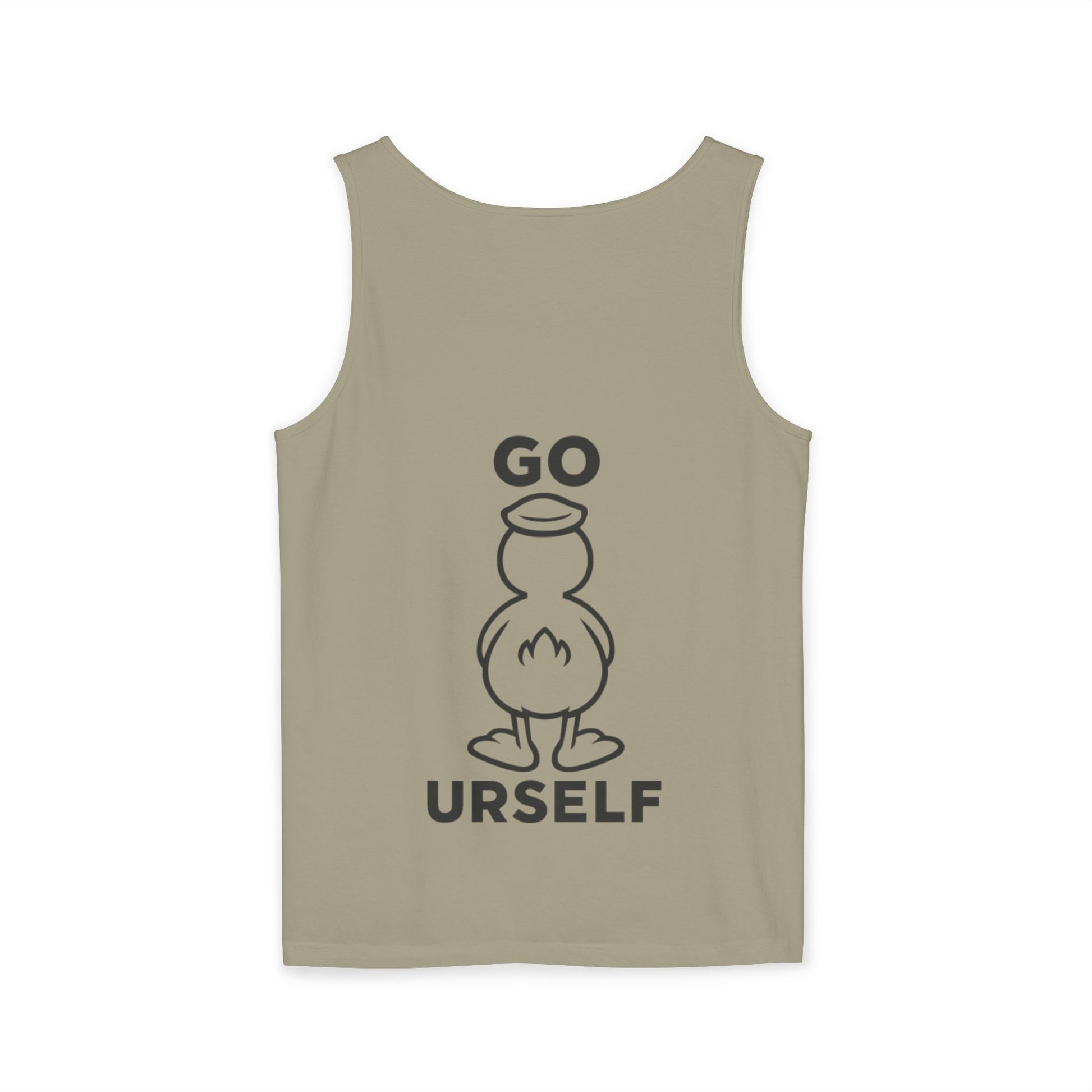 Humorous Unisex Tank Top - "Go Urself" - Perfect for Summer Outings, Gifts, and Casual Wear, Beachwear, Party Attire, Fun Statement Tee