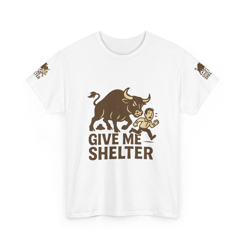 Shelter Run Unisex Cotton Tee | Funny Graphic Tee, Gift for Animal Lovers, Casual Wear, Birthday Humor, Unique Statement Shirt