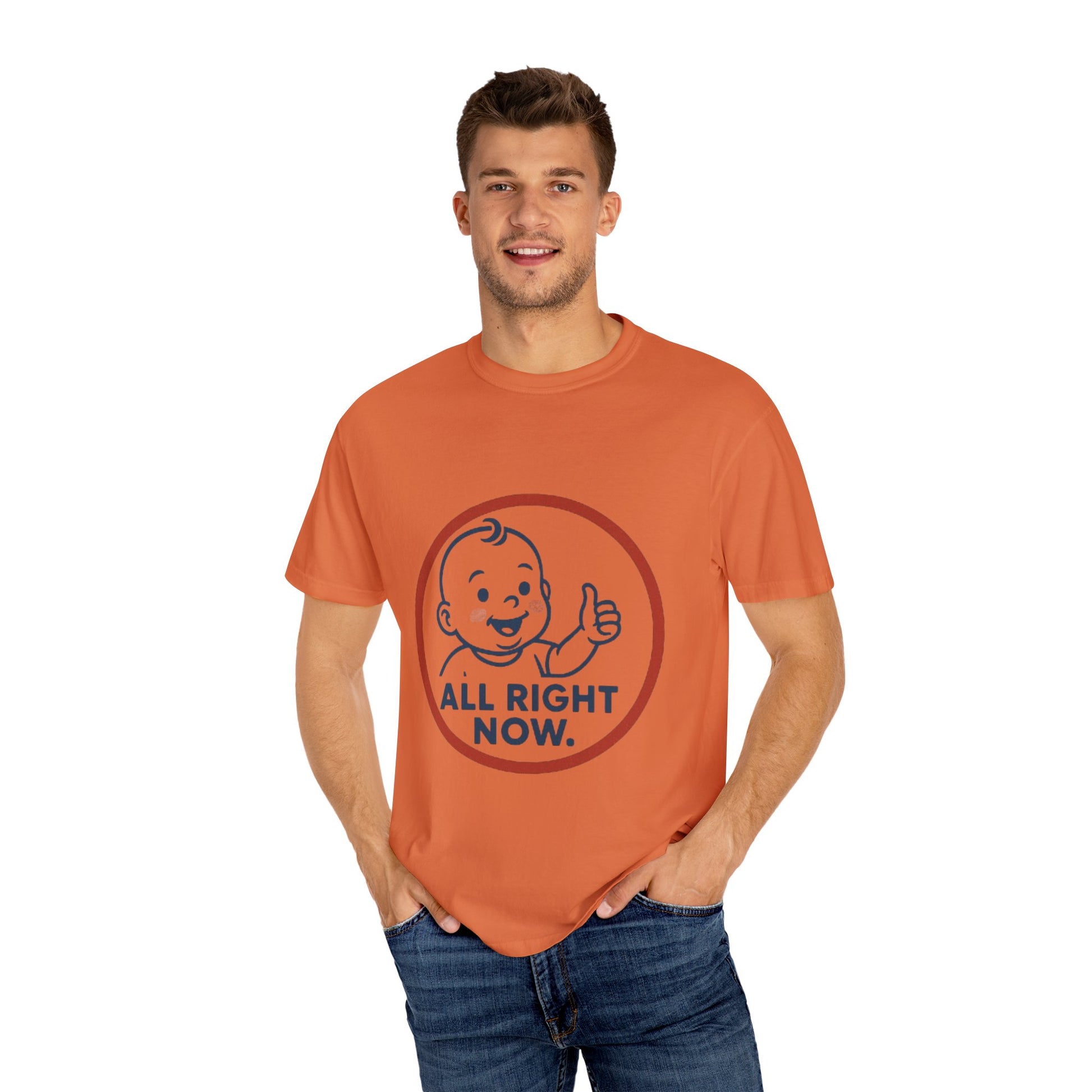 Cheerful Baby Graphic T-Shirt, Funny Quote Tee, Casual Wear, Gift for New Parents, Baby Shower Present, Everyday Comfort
