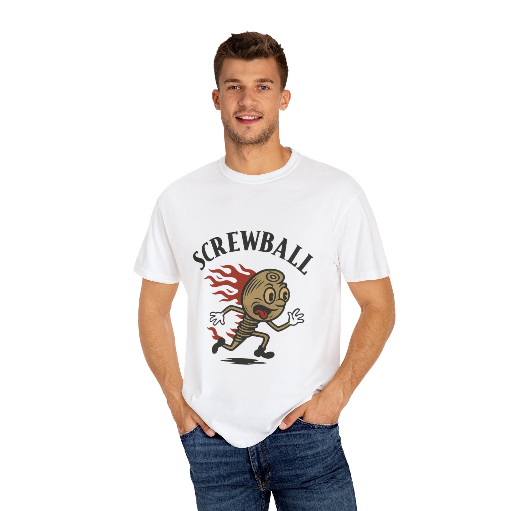 Screwball Vintage Unisex T-Shirt, Humor Tee, Fun Graphic Shirt, Gift for Friends, Casual Wear, Summer Style