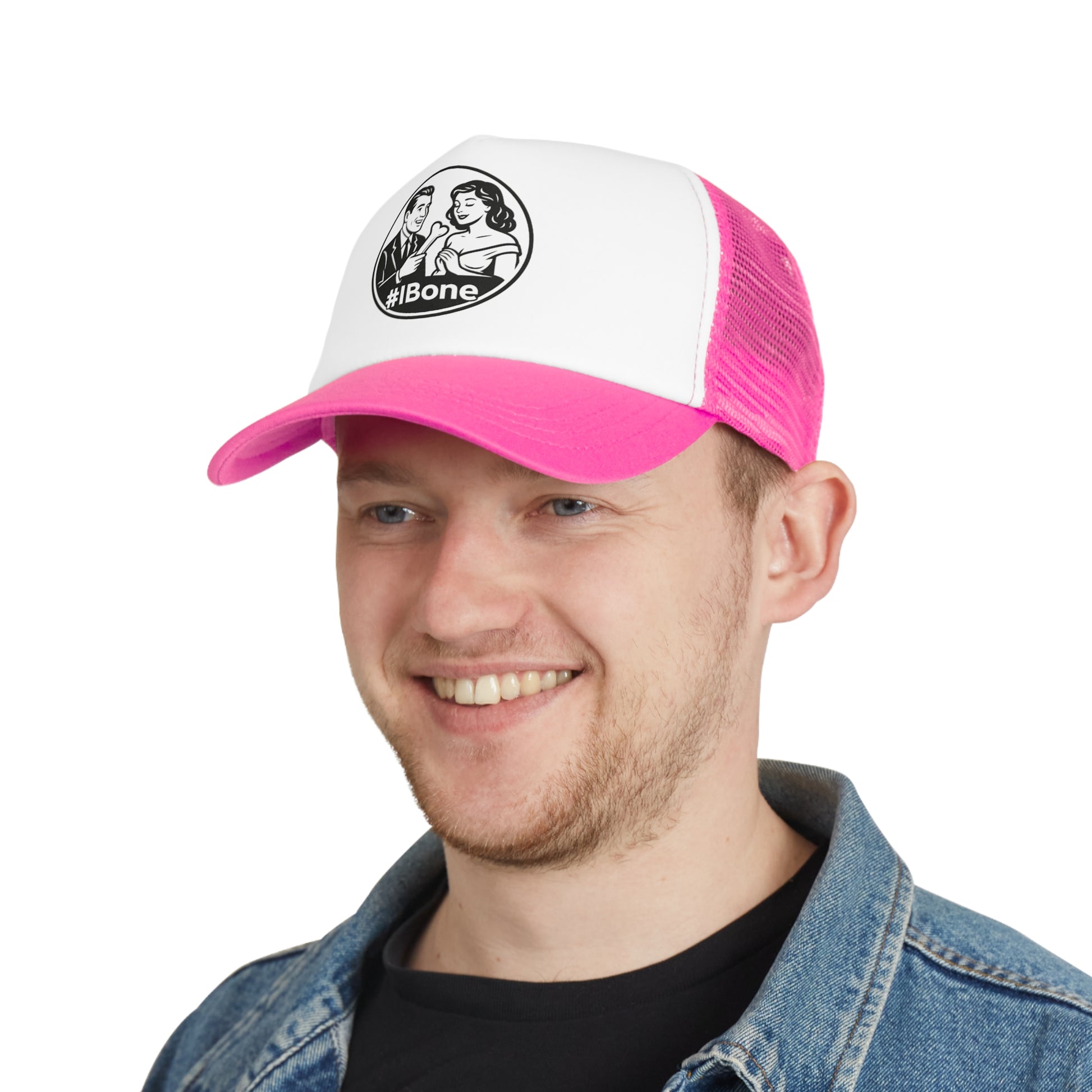 Humorous Mesh Cap with #IBone Design, Funny Hat for Couples, Perfect Gift for Anniversaries, Weddings, Engagements, and Parties