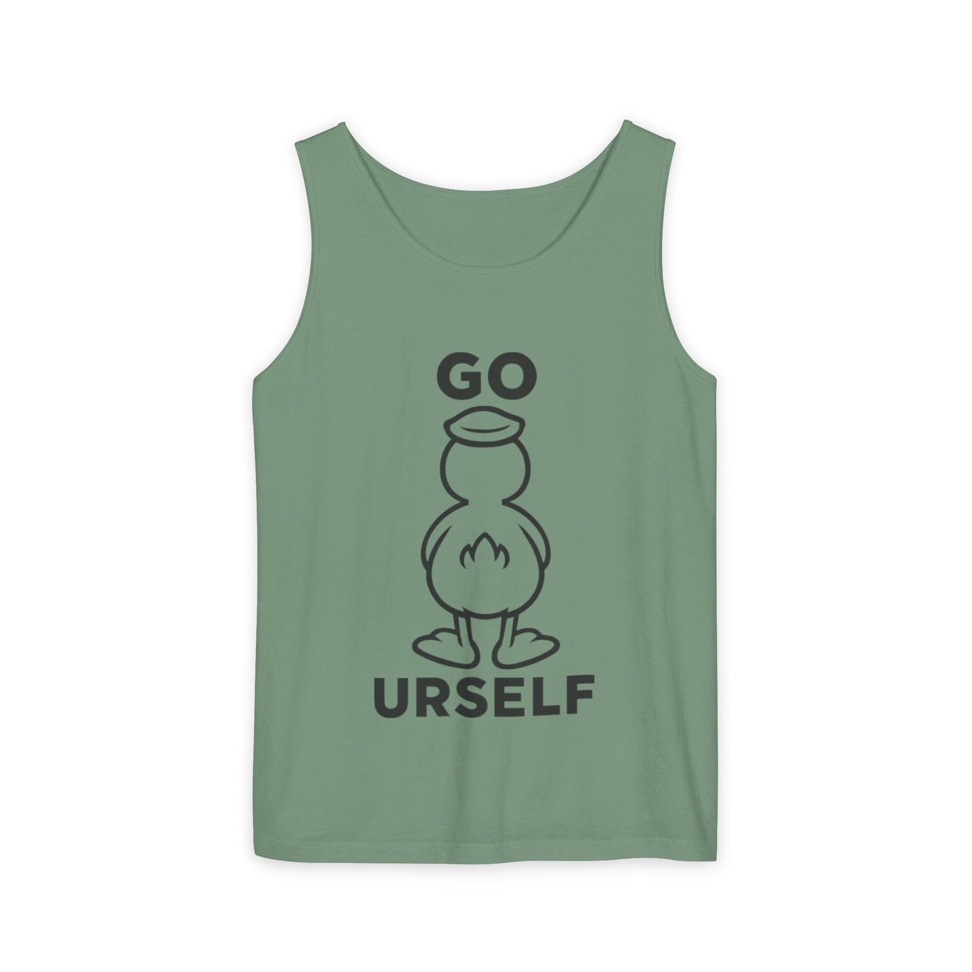 Humorous Unisex Tank Top - "Go Urself" - Perfect for Summer Outings, Gifts, and Casual Wear, Beachwear, Party Attire, Fun Statement Tee