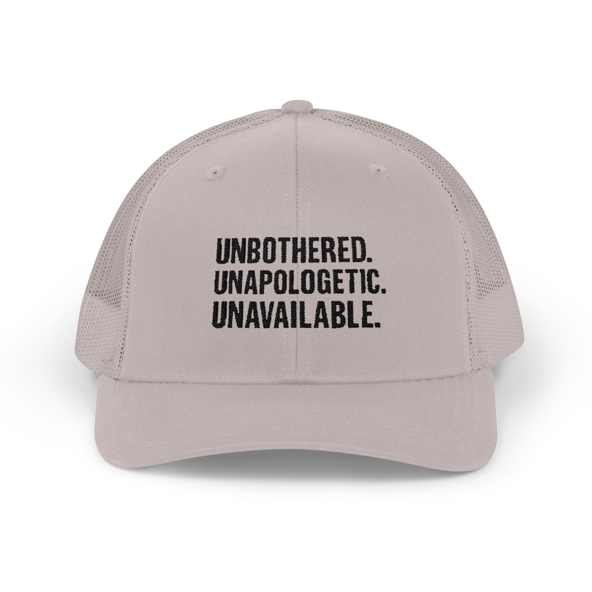 Snapback Cap - Unbothered Unapologetic Unavailable Design