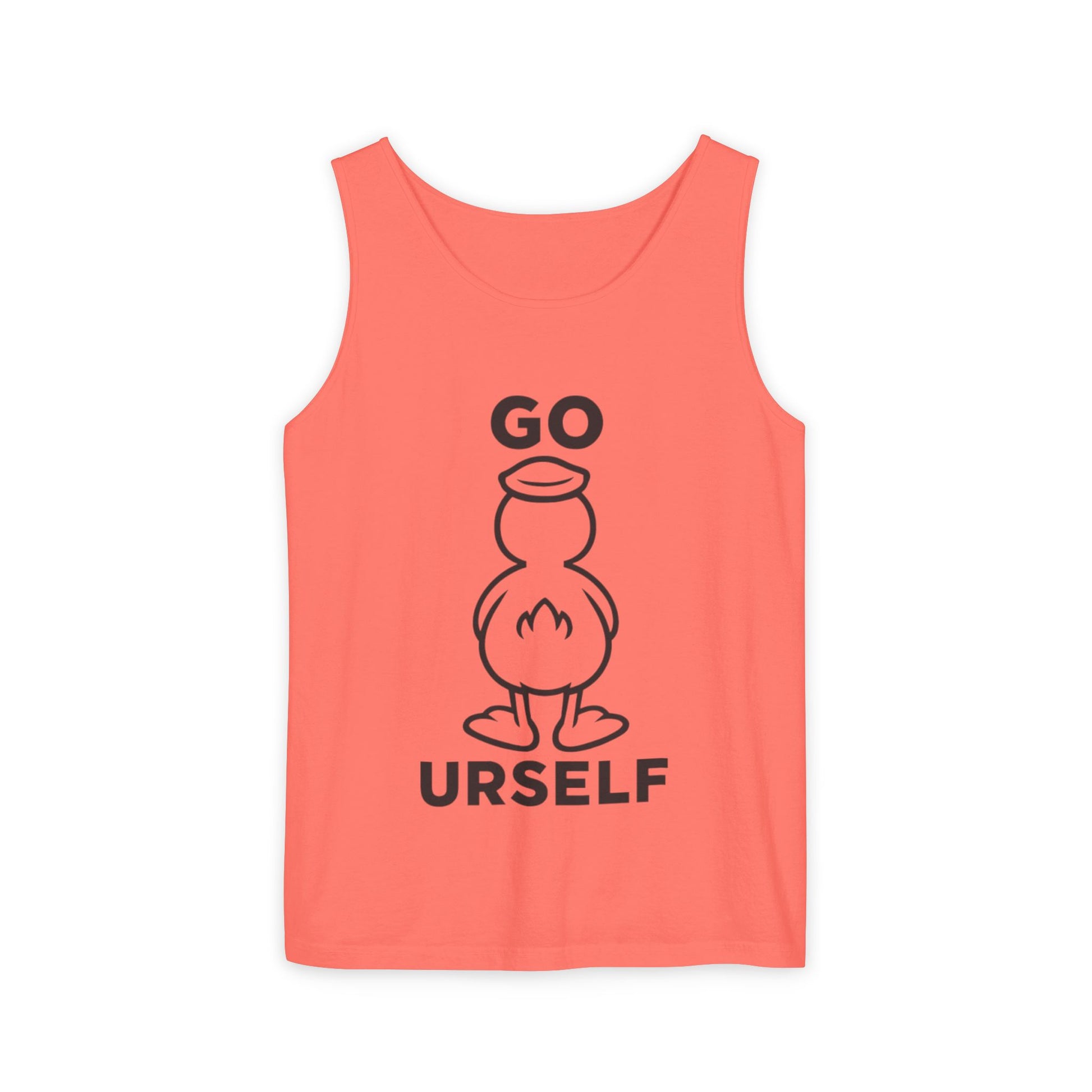 Humorous Unisex Tank Top - "Go Urself" - Perfect for Summer Outings, Gifts, and Casual Wear, Beachwear, Party Attire, Fun Statement Tee