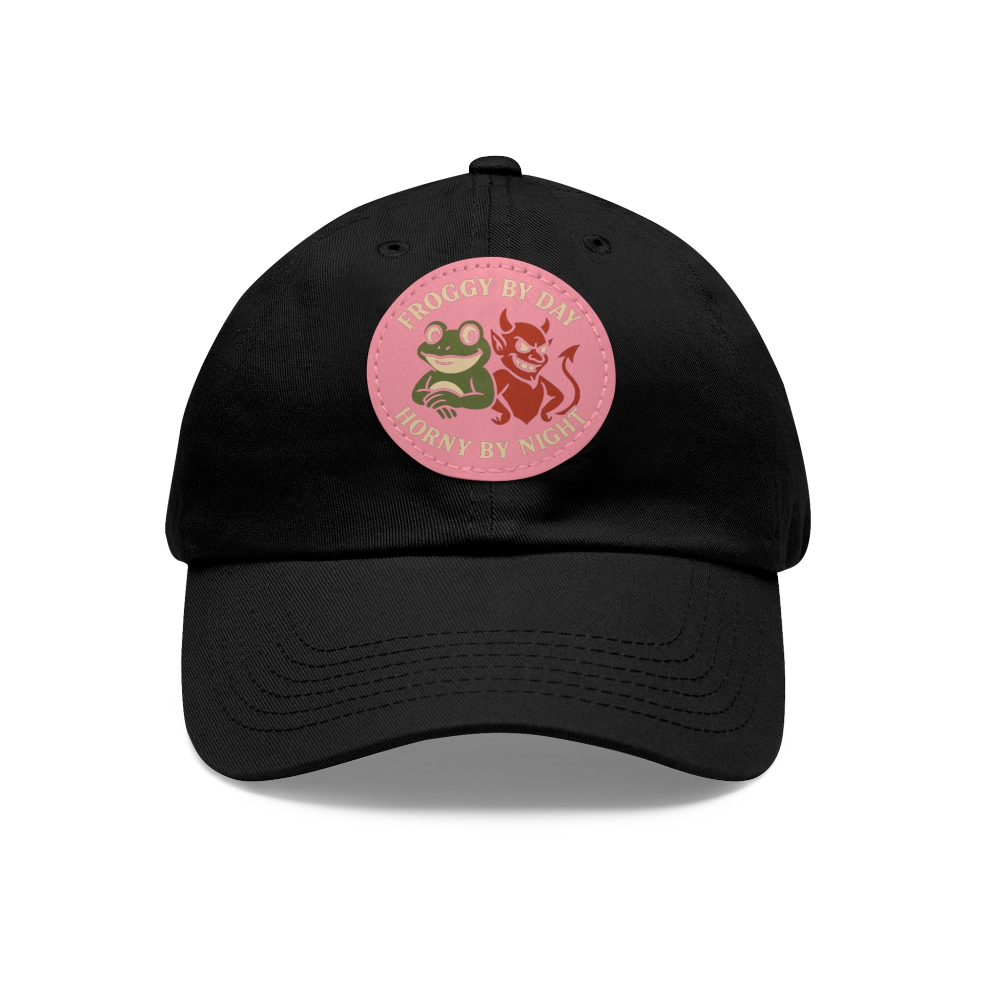 Frog & Devil Dad Hat | Funny Dad Cap, Gift for Father's Day, Casual Style, Outdoor Accessory, Unique Summer Hat