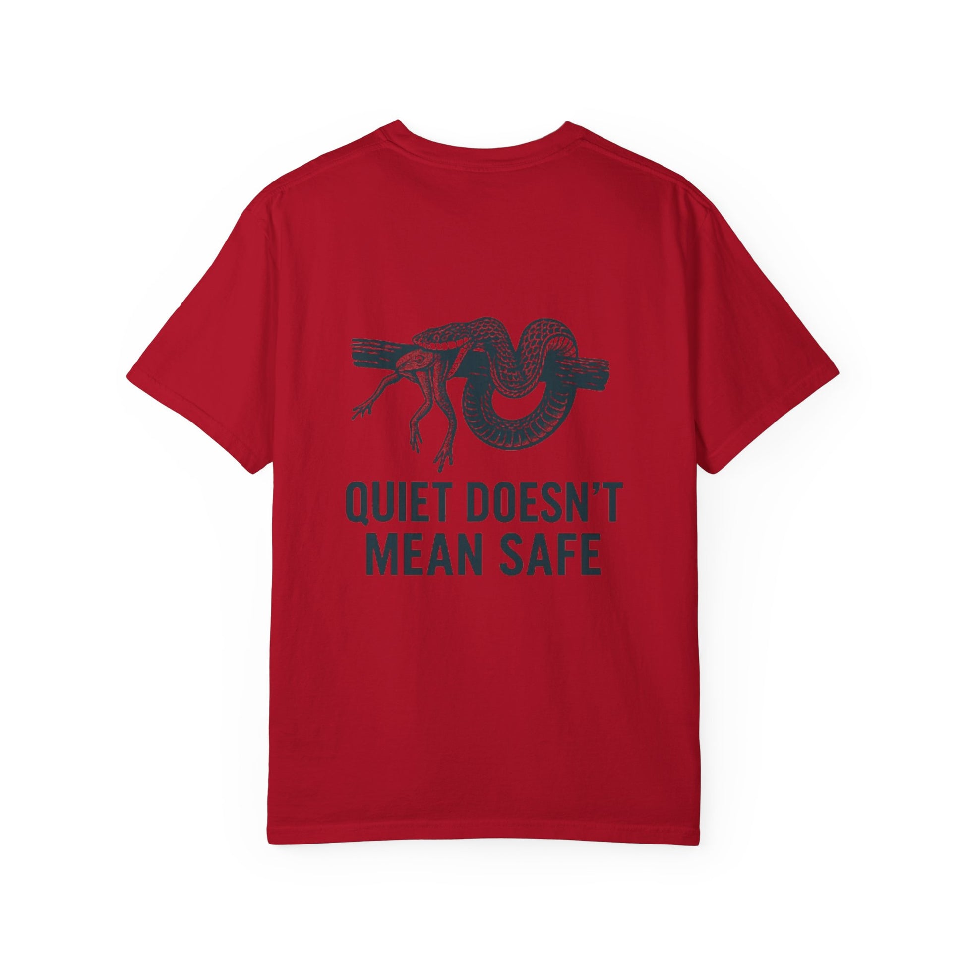 Snake and Frog Unisex T-Shirt - Nature Lover Gift, Adventure Apparel, Unique Graphic Tee, Eco-Friendly Fashion, Wildlife Enthusiast Shirt