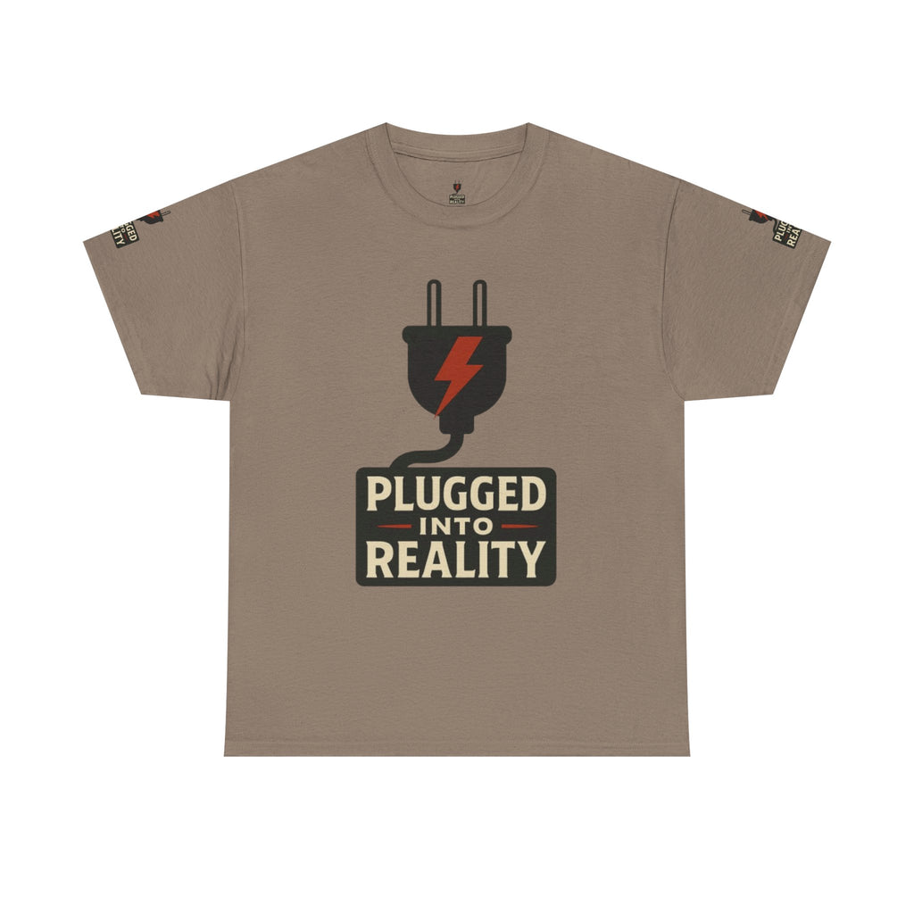 Unplugged Reality Tee - Fun Casual Shirt, Gift for Tech Enthusiasts, Graphic Tee for Friends, Quirky Everyday Wear, Recharge Your Vibe!