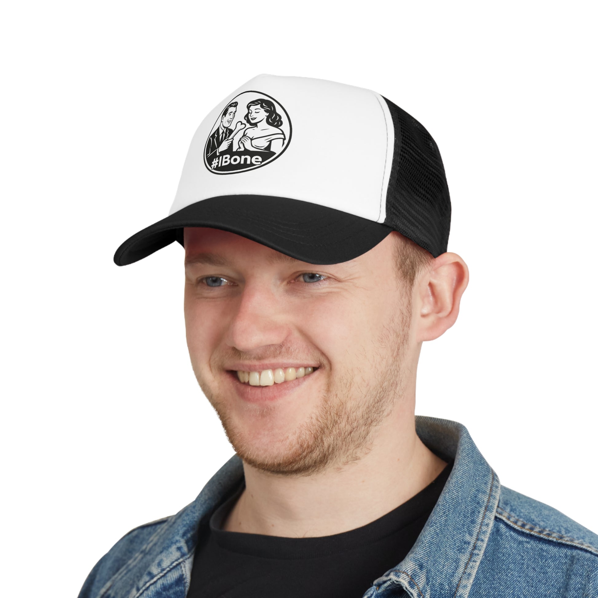 Humorous Mesh Cap with #IBone Design, Funny Hat for Couples, Perfect Gift for Anniversaries, Weddings, Engagements, and Parties