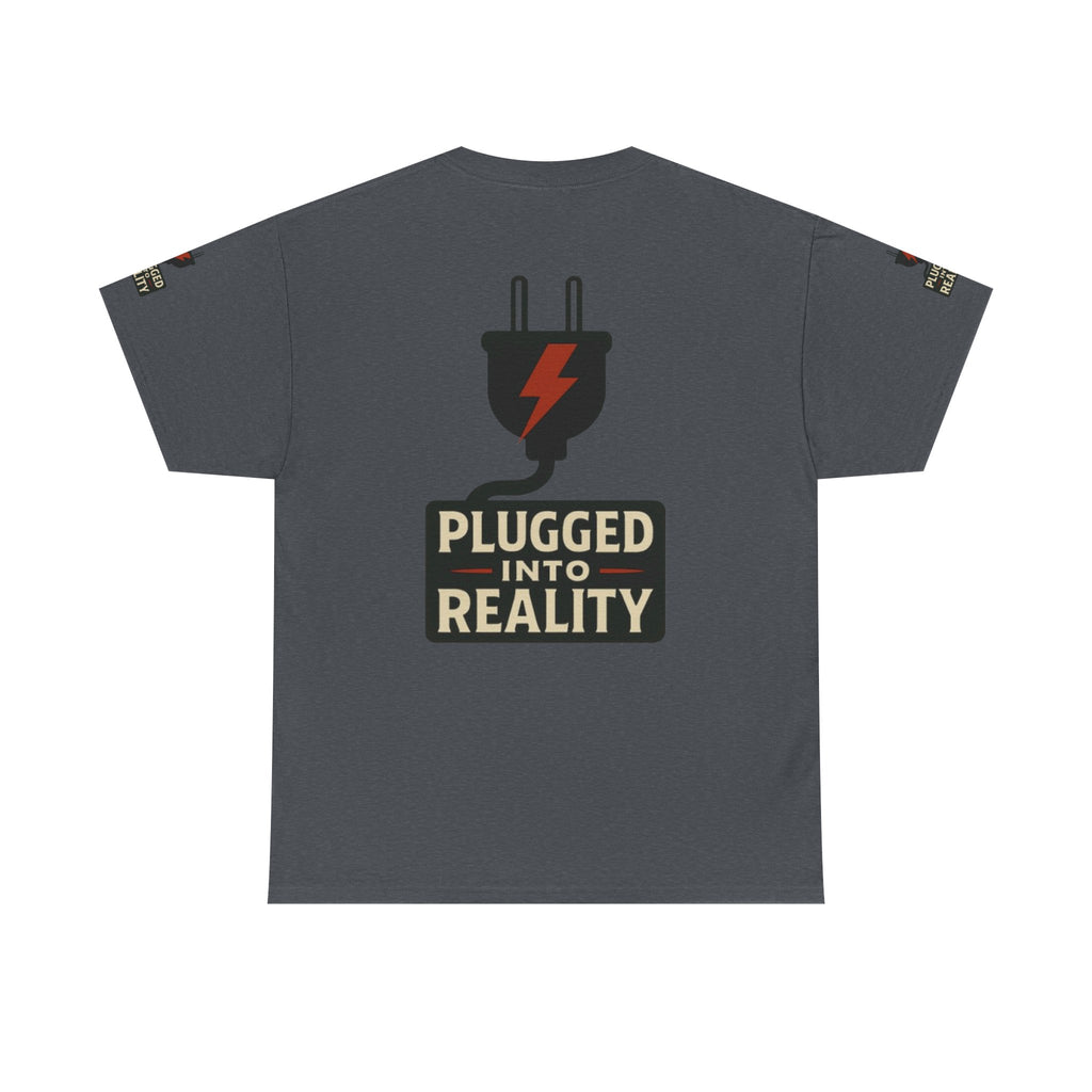Unplugged Reality Tee - Fun Casual Shirt, Gift for Tech Enthusiasts, Graphic Tee for Friends, Quirky Everyday Wear, Recharge Your Vibe!