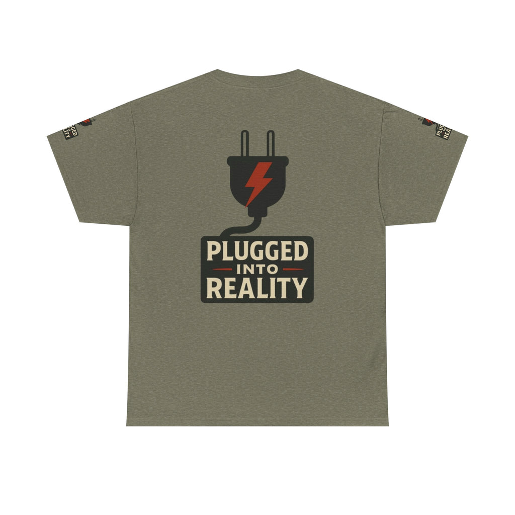 Unplugged Reality Tee - Fun Casual Shirt, Gift for Tech Enthusiasts, Graphic Tee for Friends, Quirky Everyday Wear, Recharge Your Vibe!