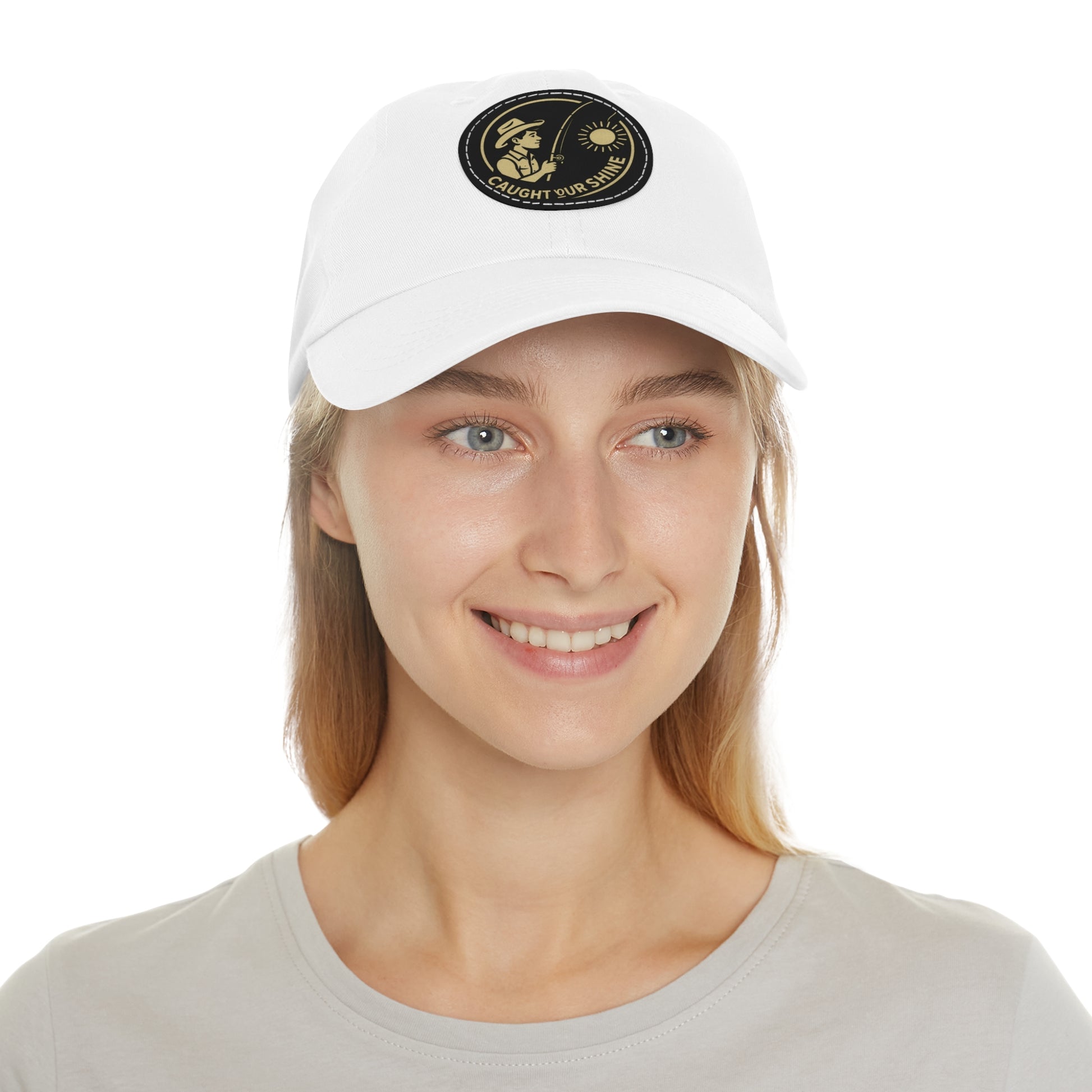 Stylish Dad Hat with Leather Patch | Perfect for Outdoors, Gift for Dads, Casual Wear, Summer Adventures, Trendy Accessories
