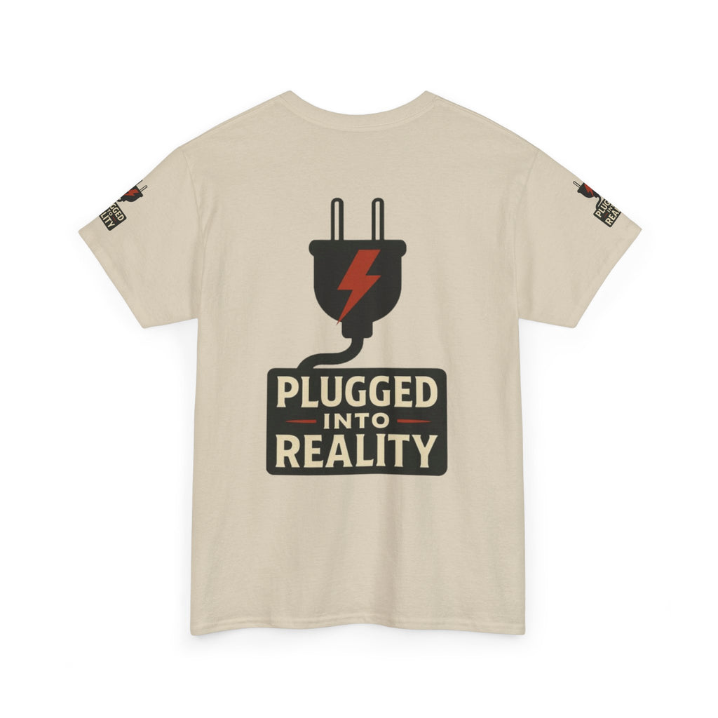 Unplugged Reality Tee - Fun Casual Shirt, Gift for Tech Enthusiasts, Graphic Tee for Friends, Quirky Everyday Wear, Recharge Your Vibe!