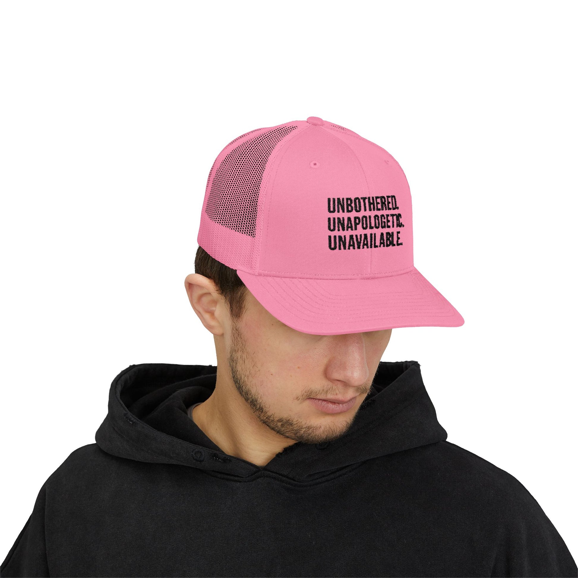 Snapback Cap - Unbothered Unapologetic Unavailable Design