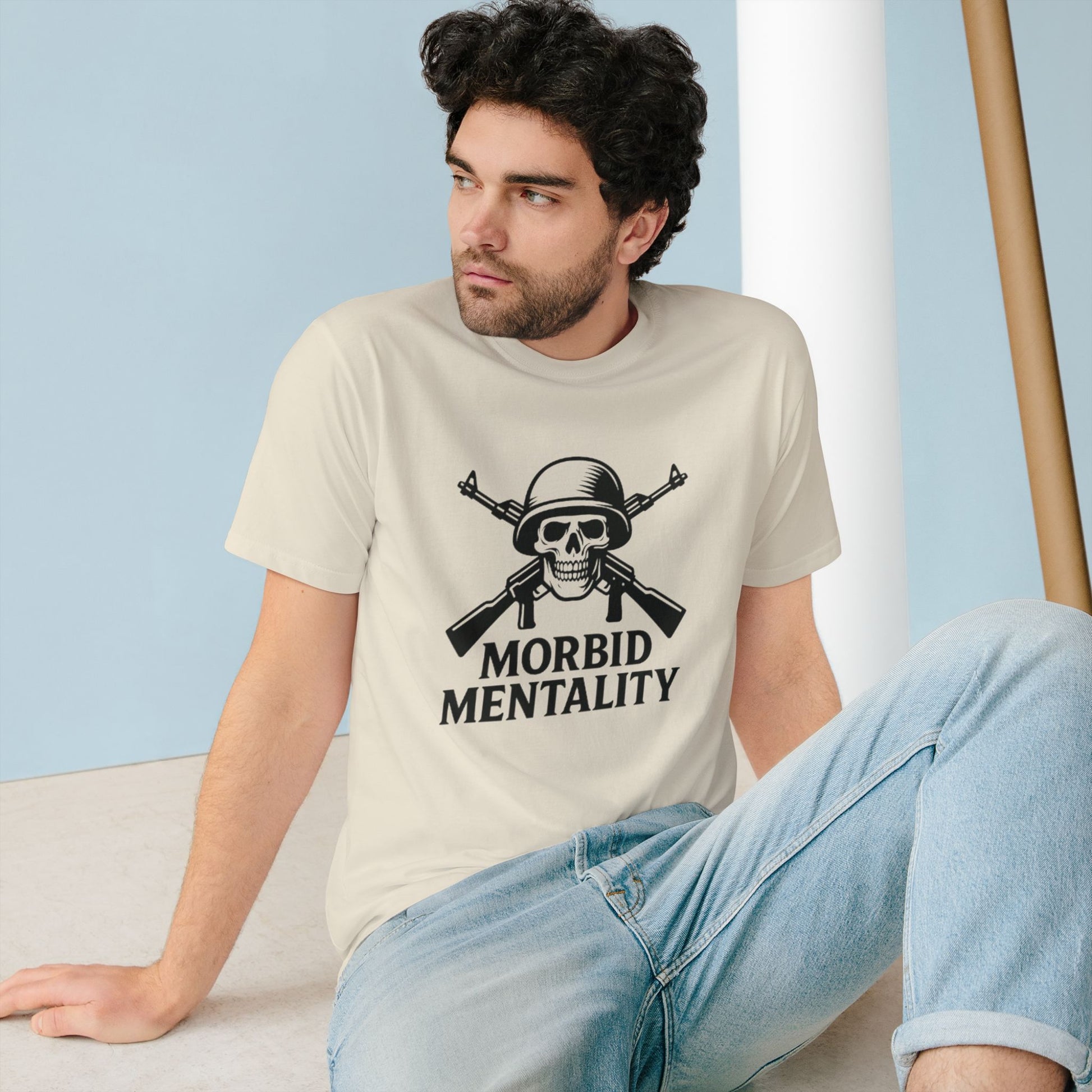 Morbid Mentality T-Shirt | Skull Graphic Tee, Casual Wear, Gift for Halloween, Punk Style, Everyday Comfort