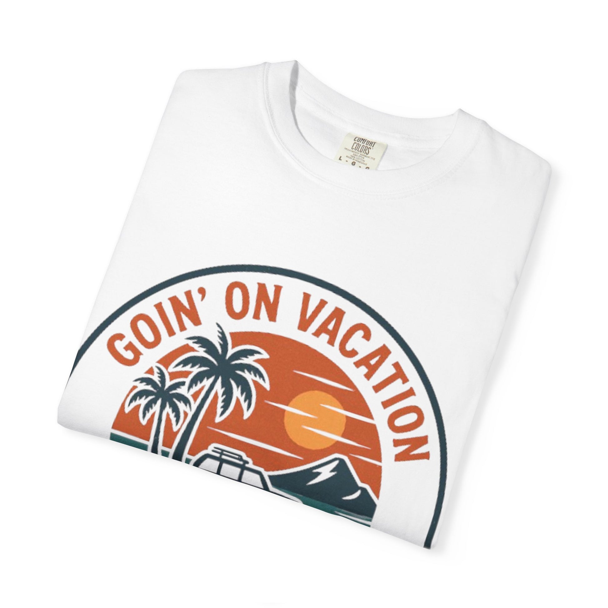 Vacation Vibes Graphic Tee - Goin' on Vacation, Leavin' on Probation, Gift for Travelers, Summer T-Shirt, Fun Casual Wear, Unisex Apparel