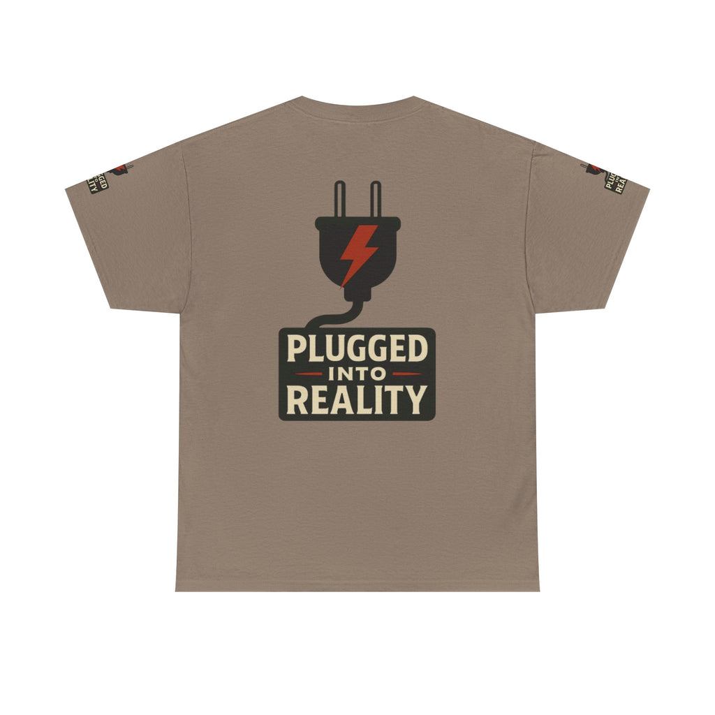 Unplugged Reality Tee - Fun Casual Shirt, Gift for Tech Enthusiasts, Graphic Tee for Friends, Quirky Everyday Wear, Recharge Your Vibe!