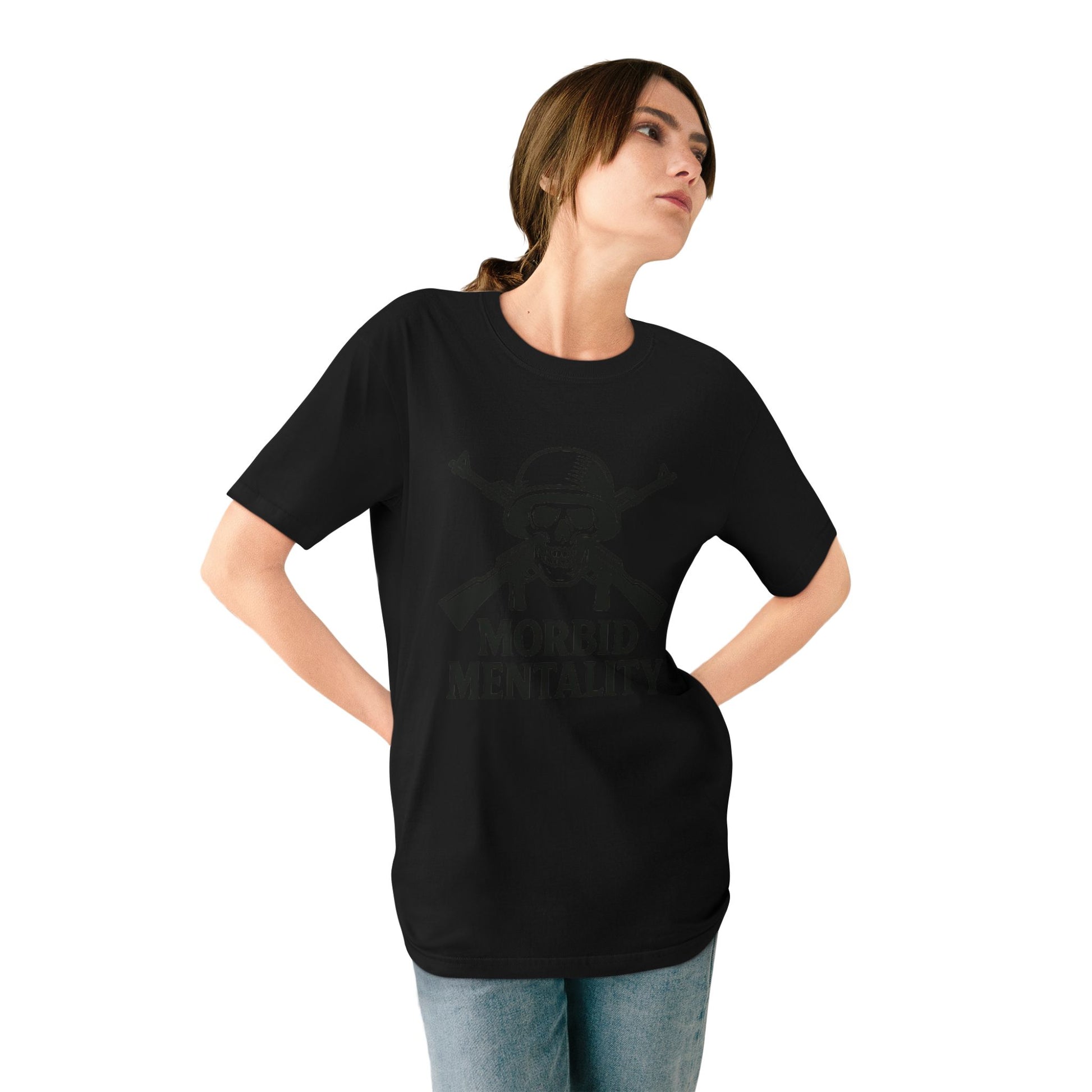 Morbid Mentality T-Shirt | Skull Graphic Tee, Casual Wear, Gift for Halloween, Punk Style, Everyday Comfort