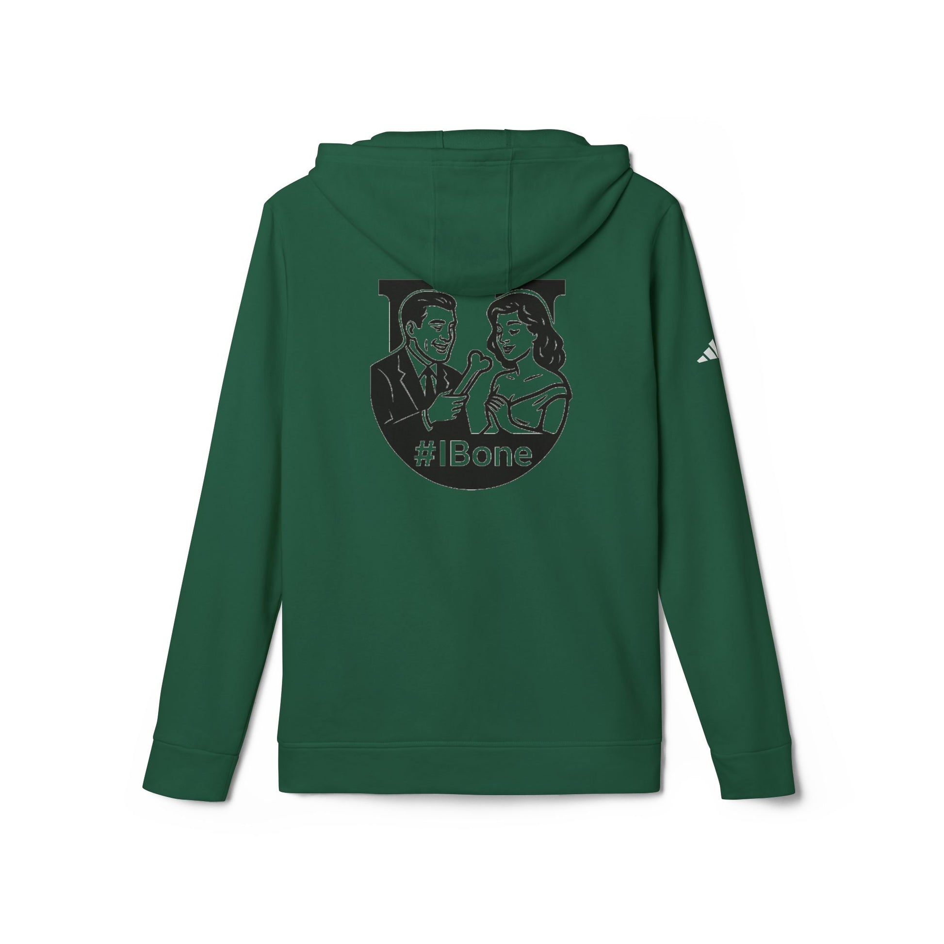 Unisex Fleece Hoodie with #IBone Graphic, Cozy Casual Wear for Everyday, Gift for Friends, Perfect for Events, Sportswear