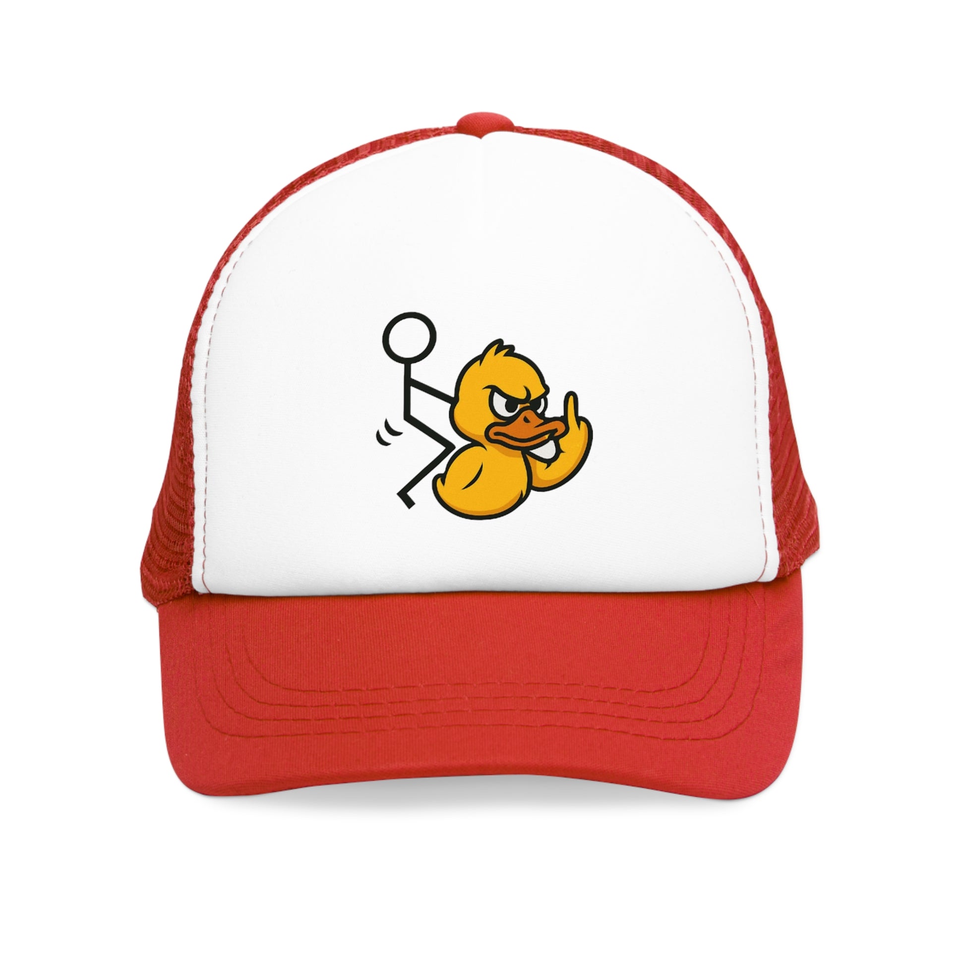 Funny Duck Mesh Cap, Quirky Hat, Outdoor Sun Protection, Gift for Duck Lovers, Unique Accessory for Friends