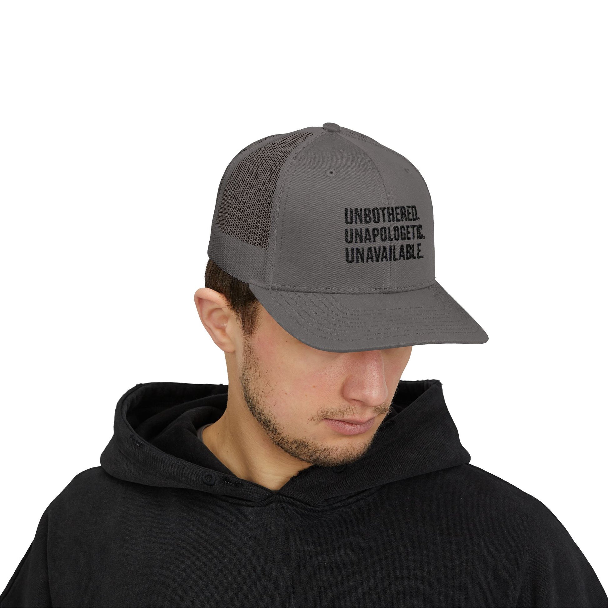 Snapback Cap - Unbothered Unapologetic Unavailable Design