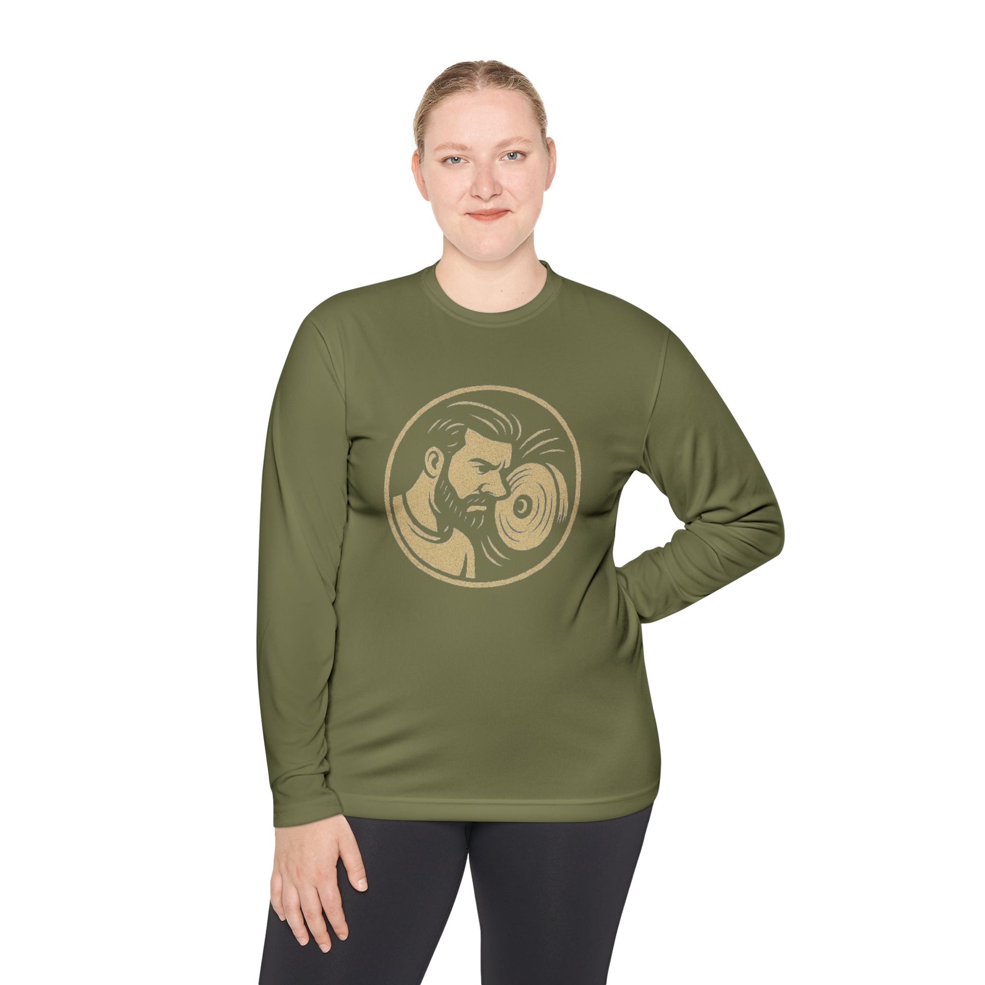 Unisex Lightweight Long Sleeve Tee with Retro DJ Design, Perfect for Music Lovers, Festival Outfits, Casual Wear, Gift for Him