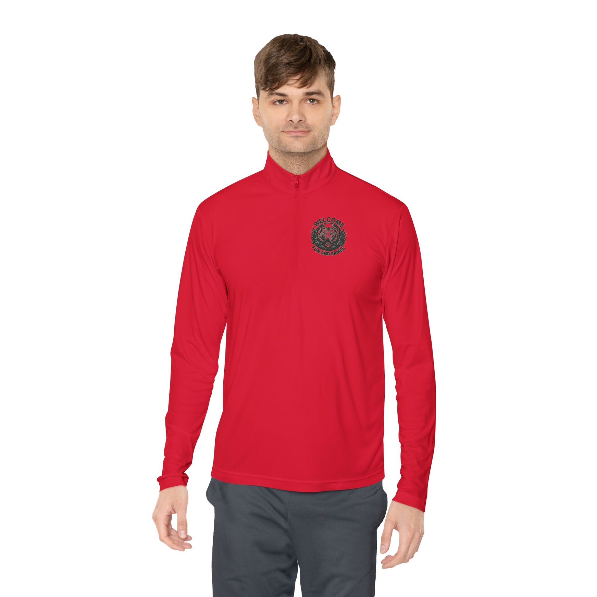 Unisex Quarter-Zip Pullover, Cozy Layer for Every Occasion, Perfect for Game Nights or Casual Outings, Gifts for Him/Her, Stylish & [...]