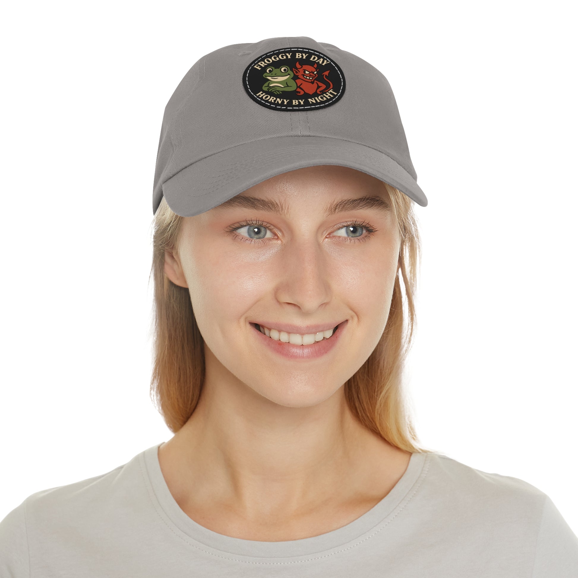 Frog & Devil Dad Hat | Funny Dad Cap, Gift for Father's Day, Casual Style, Outdoor Accessory, Unique Summer Hat