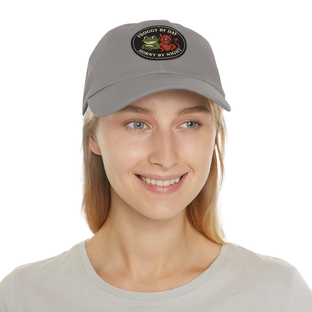 Frog & Devil Dad Hat | Funny Dad Cap, Gift for Father's Day, Casual Style, Outdoor Accessory, Unique Summer Hat