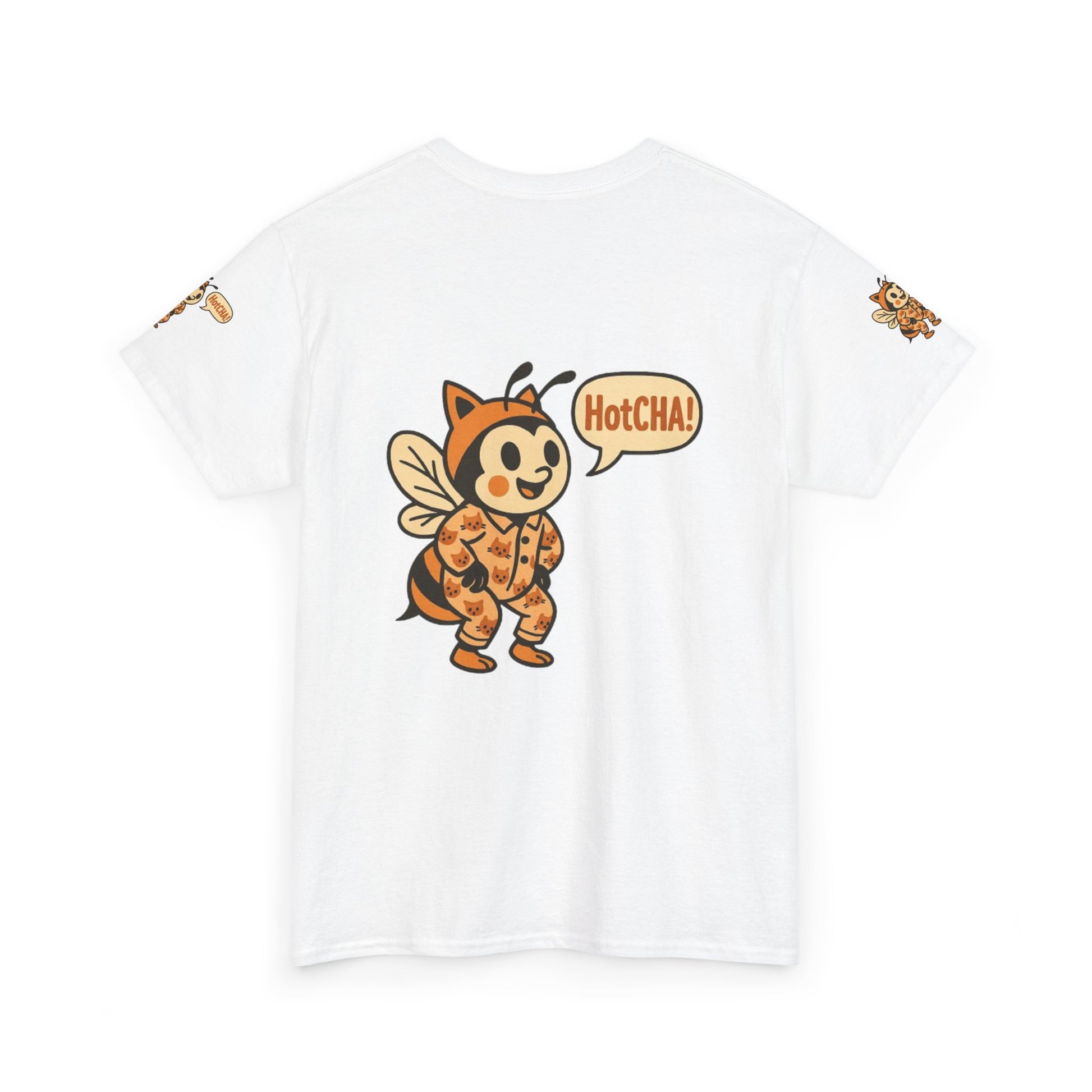 Playful Bee Graphic Tee - Fun Unisex Cotton Shirt, Cute Insect Apparel, Sweet Gift for Nature Lovers, Summer Fashion, Casual Wear