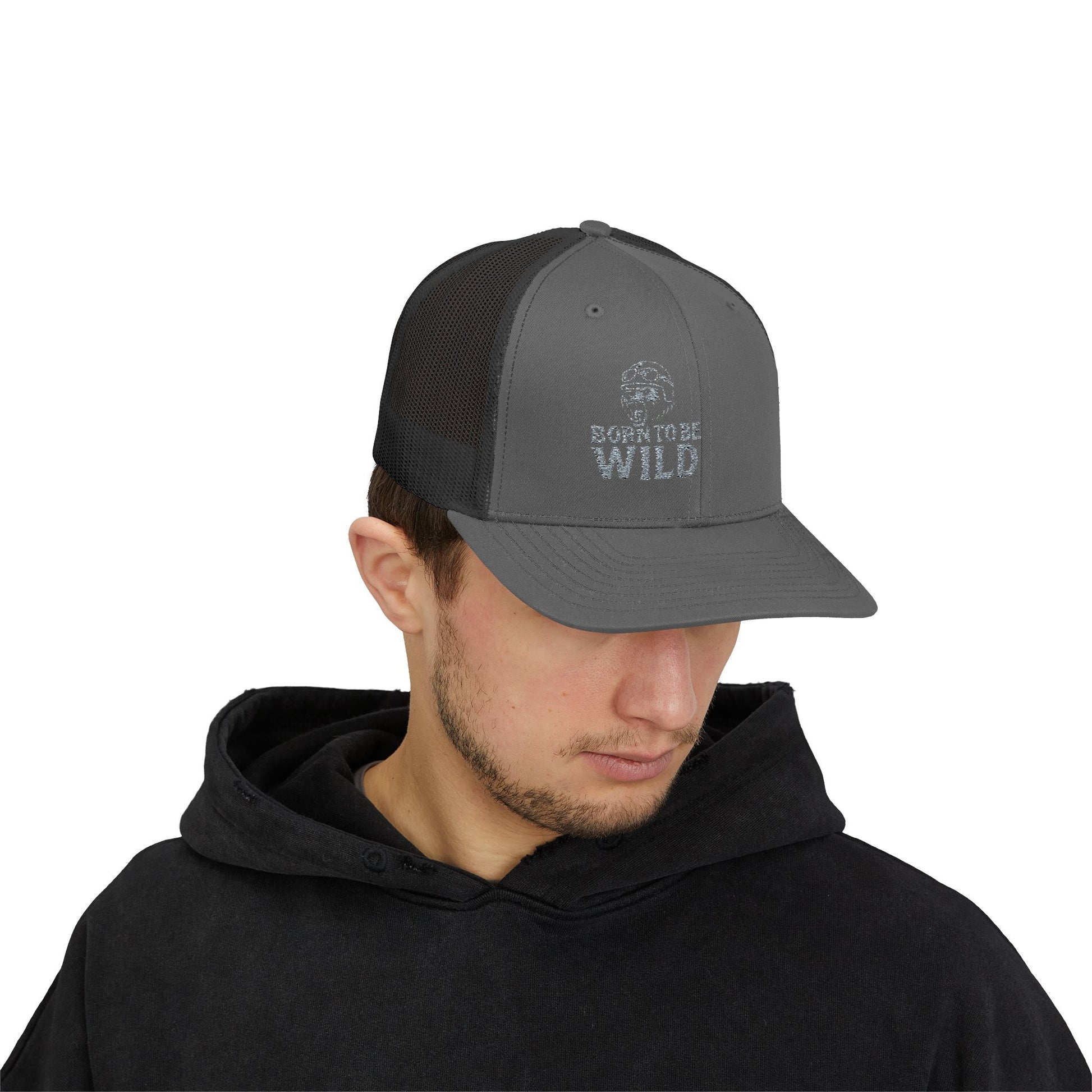 Wild and Free Snapback Trucker Cap - Outdoor Adventure Hat, Perfect Gift for Nature Lovers, Festivals, and Everyday Wear