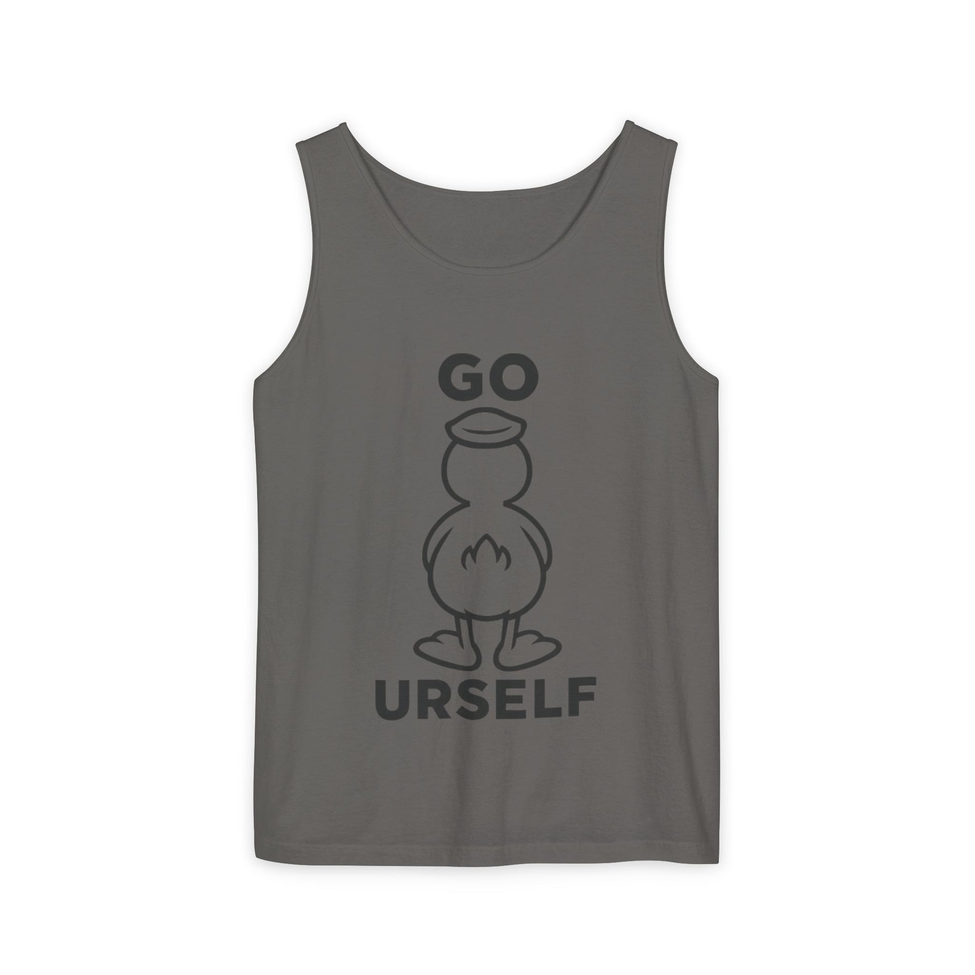 Humorous Unisex Tank Top - "Go Urself" - Perfect for Summer Outings, Gifts, and Casual Wear, Beachwear, Party Attire, Fun Statement Tee