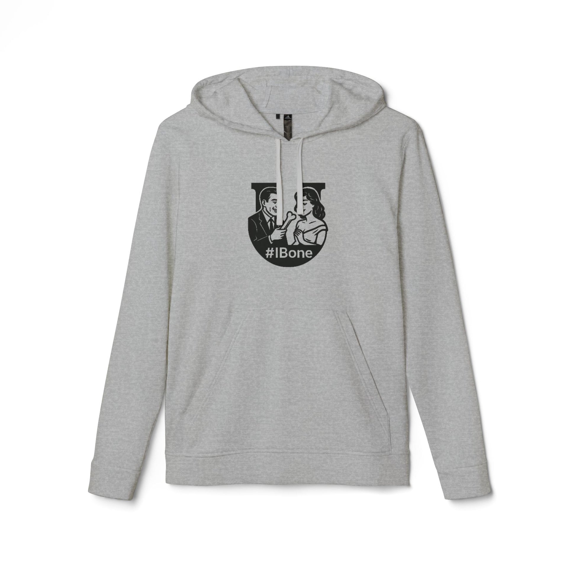 Unisex Fleece Hoodie with #IBone Graphic, Cozy Casual Wear for Everyday, Gift for Friends, Perfect for Events, Sportswear