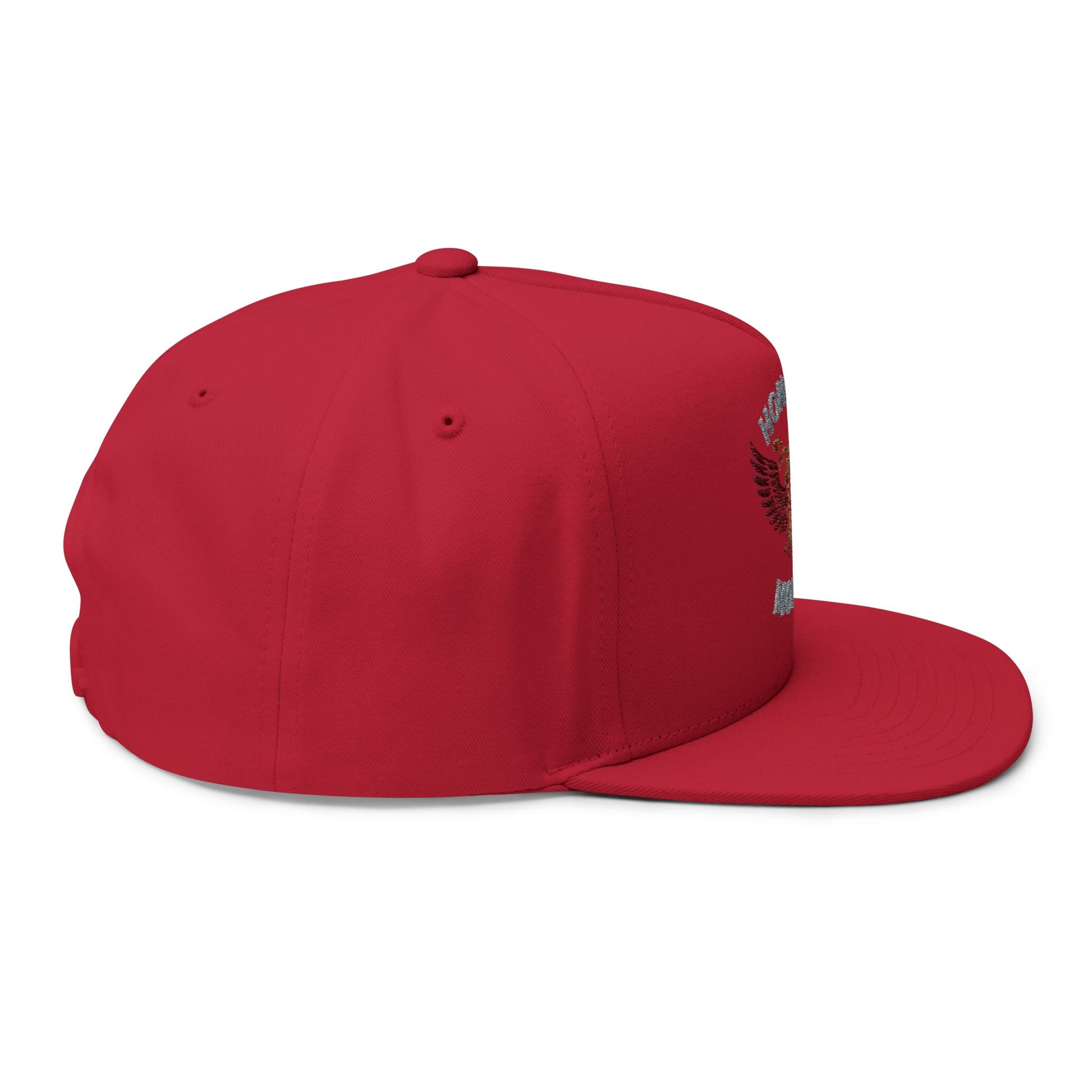 Flat Bill Cap: Honor in Motion Embroidered Hat for Athletes, Sports Lovers, Casual Wear, Gift for Him, Trendy Accessories
