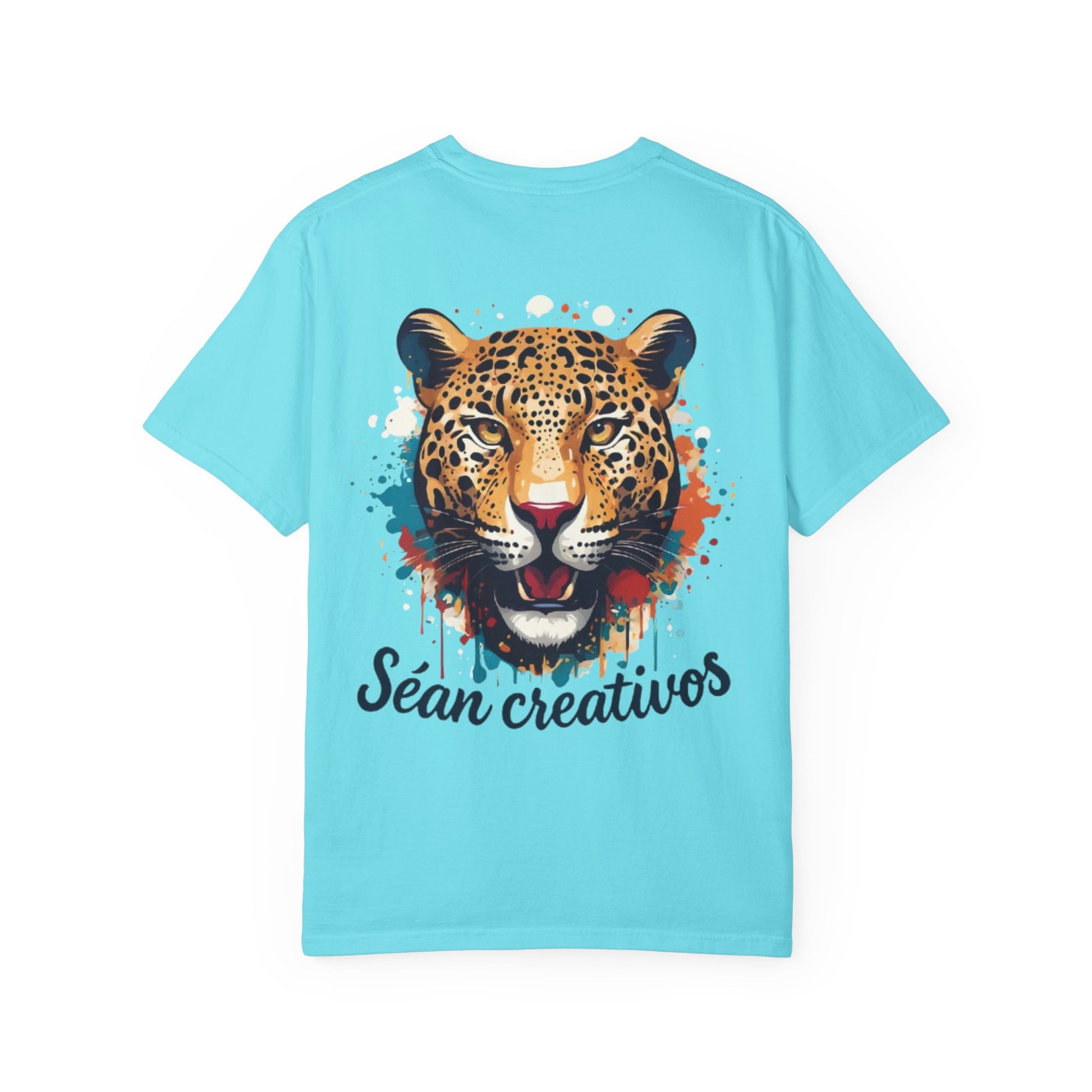 Creative Leopard T-Shirt, Artistic Animal Tee, Unique Gift for Art Lovers, Casual Wear, Trendy Fashion Statement