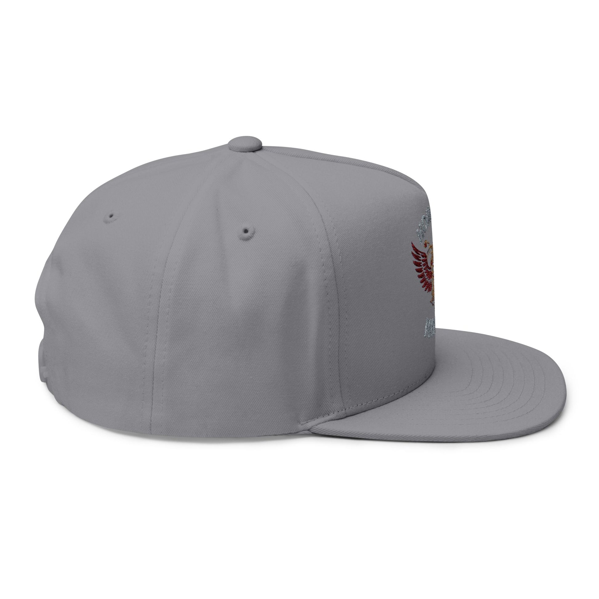Flat Bill Cap: Honor in Motion Embroidered Hat for Athletes, Sports Lovers, Casual Wear, Gift for Him, Trendy Accessories