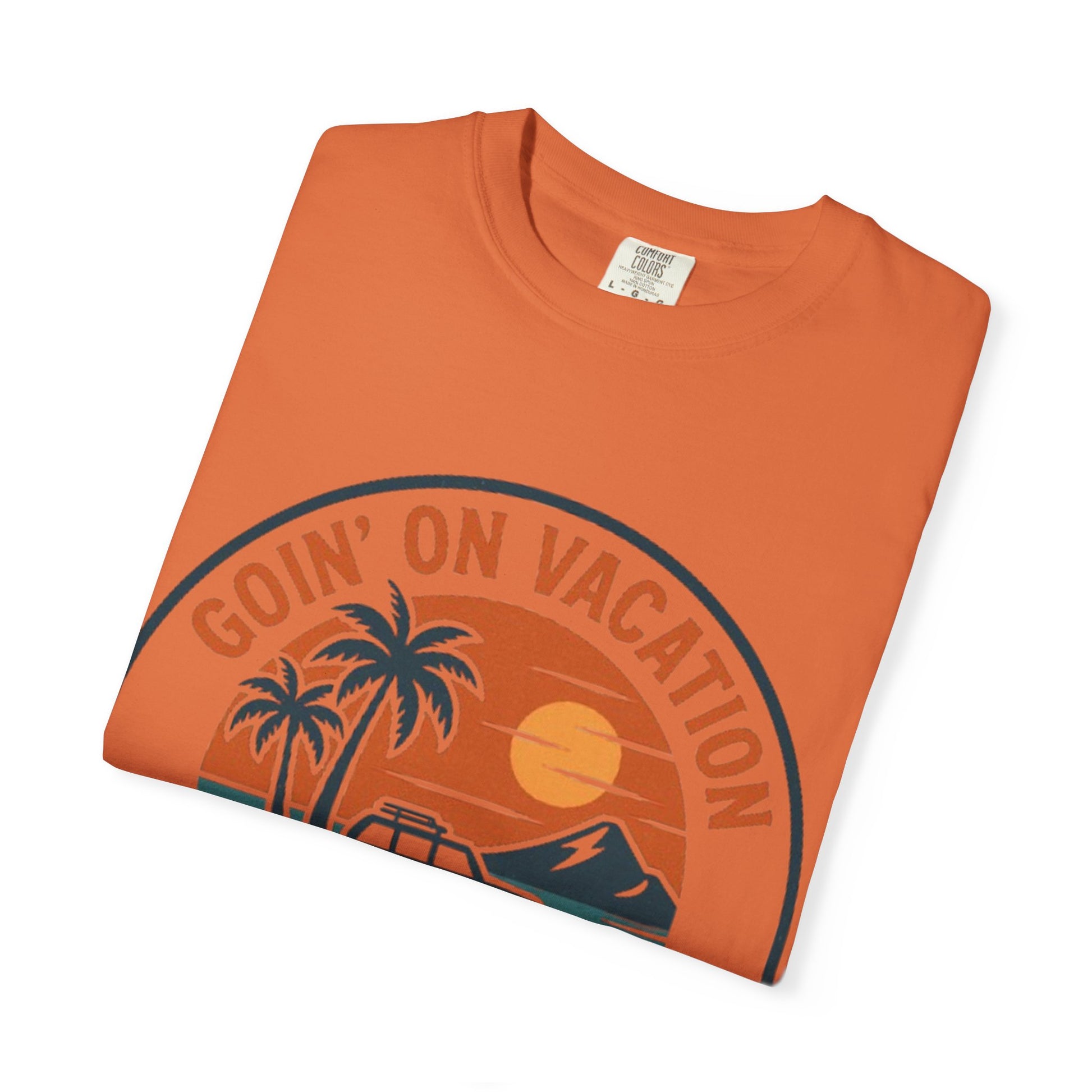 Vacation Vibes Graphic Tee - Goin' on Vacation, Leavin' on Probation, Gift for Travelers, Summer T-Shirt, Fun Casual Wear, Unisex Apparel