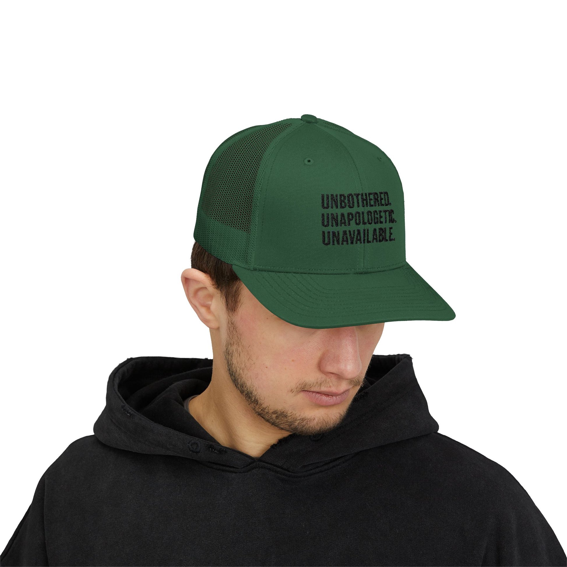 Snapback Cap - Unbothered Unapologetic Unavailable Design