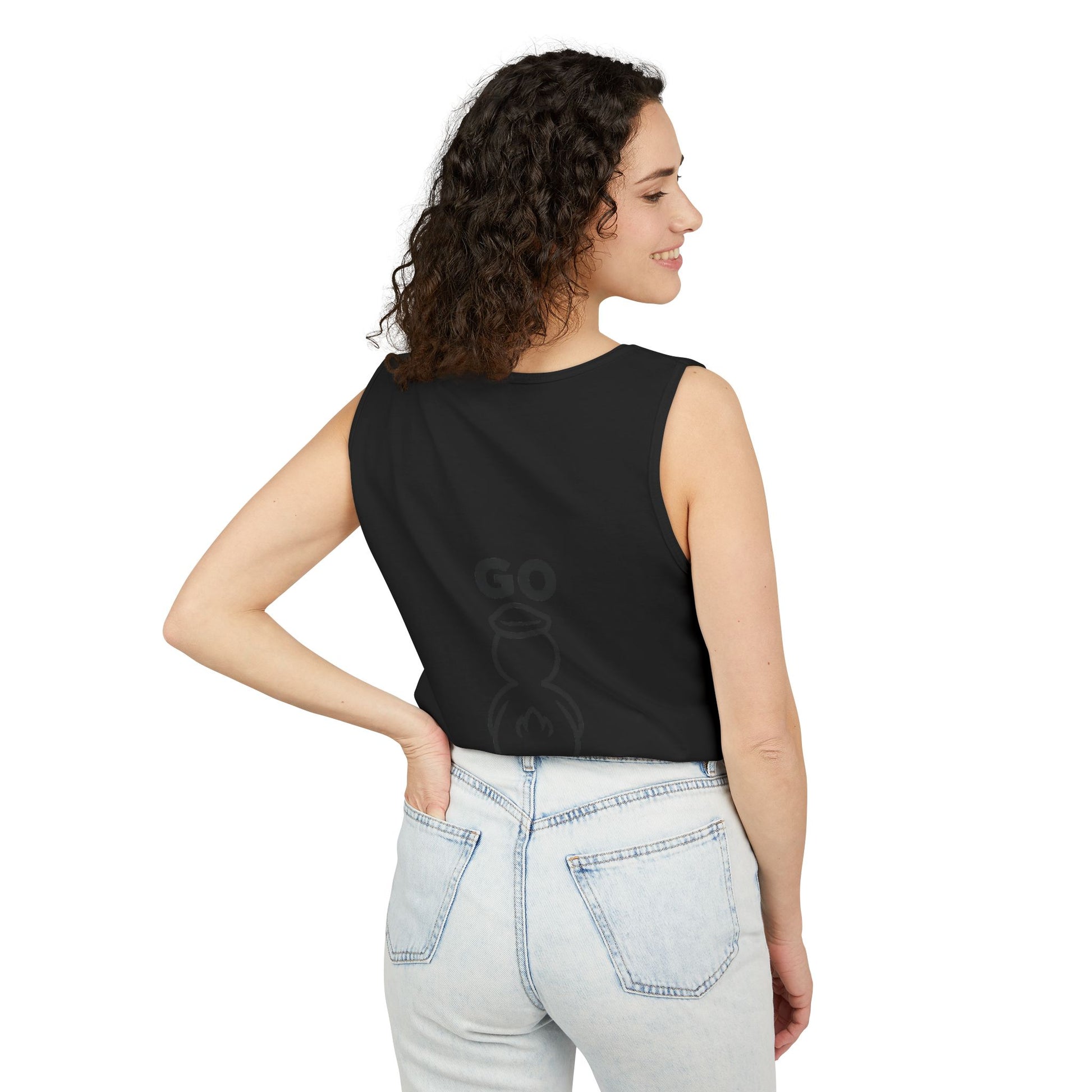 Humorous Unisex Tank Top - "Go Urself" - Perfect for Summer Outings, Gifts, and Casual Wear, Beachwear, Party Attire, Fun Statement Tee
