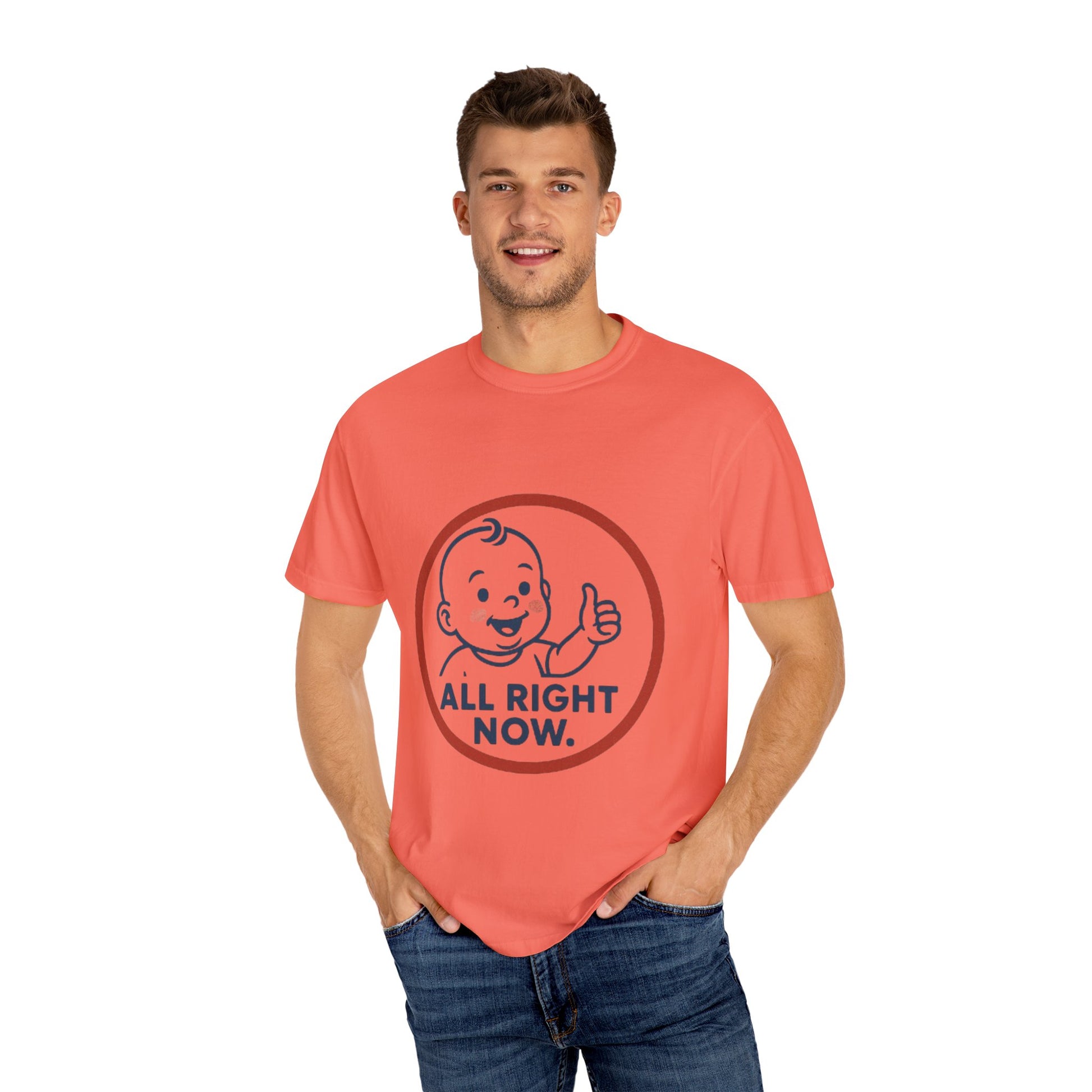 Cheerful Baby Graphic T-Shirt, Funny Quote Tee, Casual Wear, Gift for New Parents, Baby Shower Present, Everyday Comfort