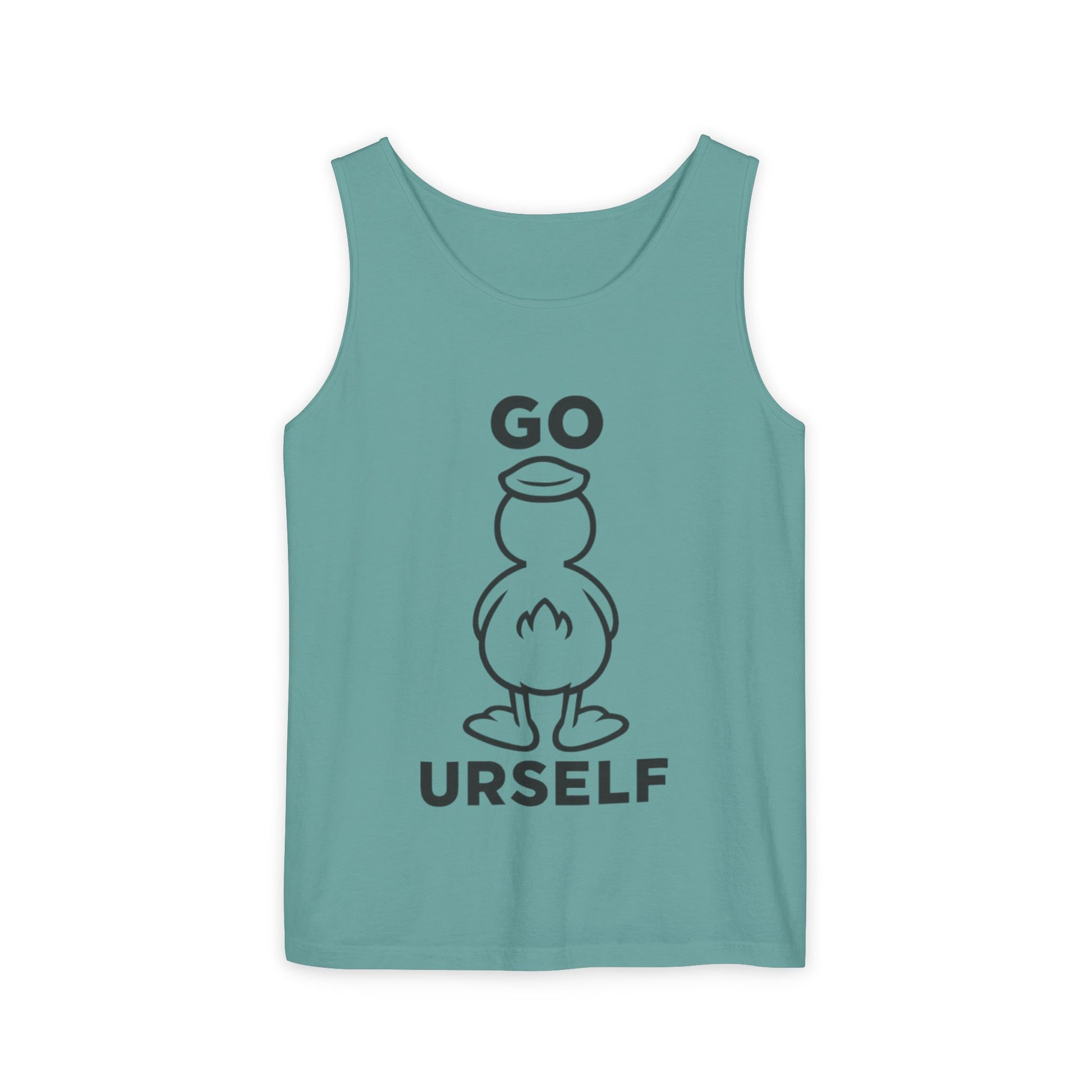 Humorous Unisex Tank Top - "Go Urself" - Perfect for Summer Outings, Gifts, and Casual Wear, Beachwear, Party Attire, Fun Statement Tee