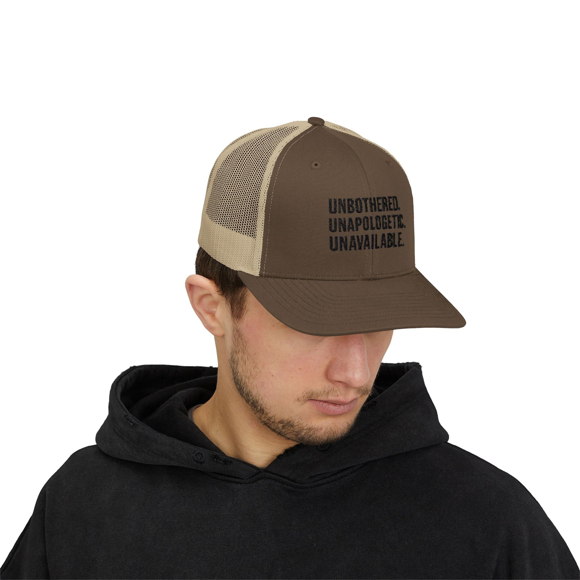 Snapback Cap - Unbothered Unapologetic Unavailable Design